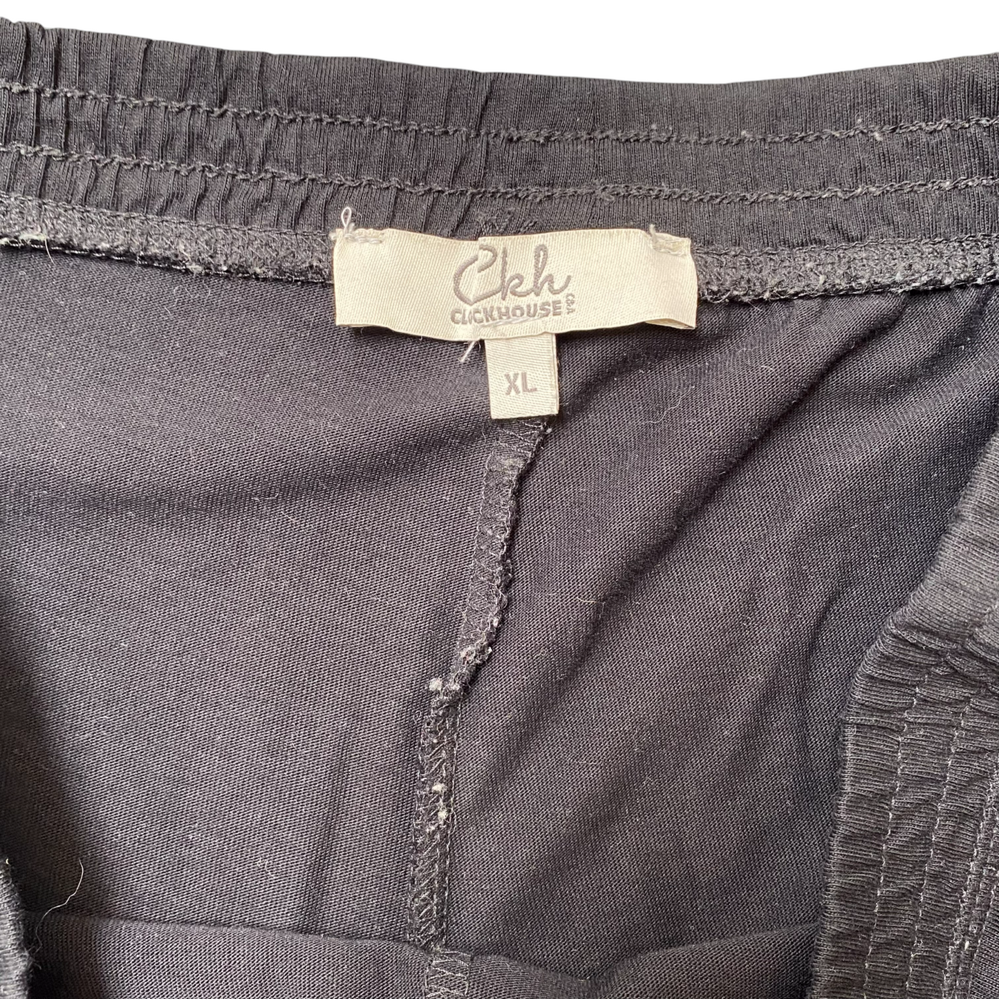Clockhouse by C&A Sprinter Running Shorts XL Black Elastic Waist Athletic Fit