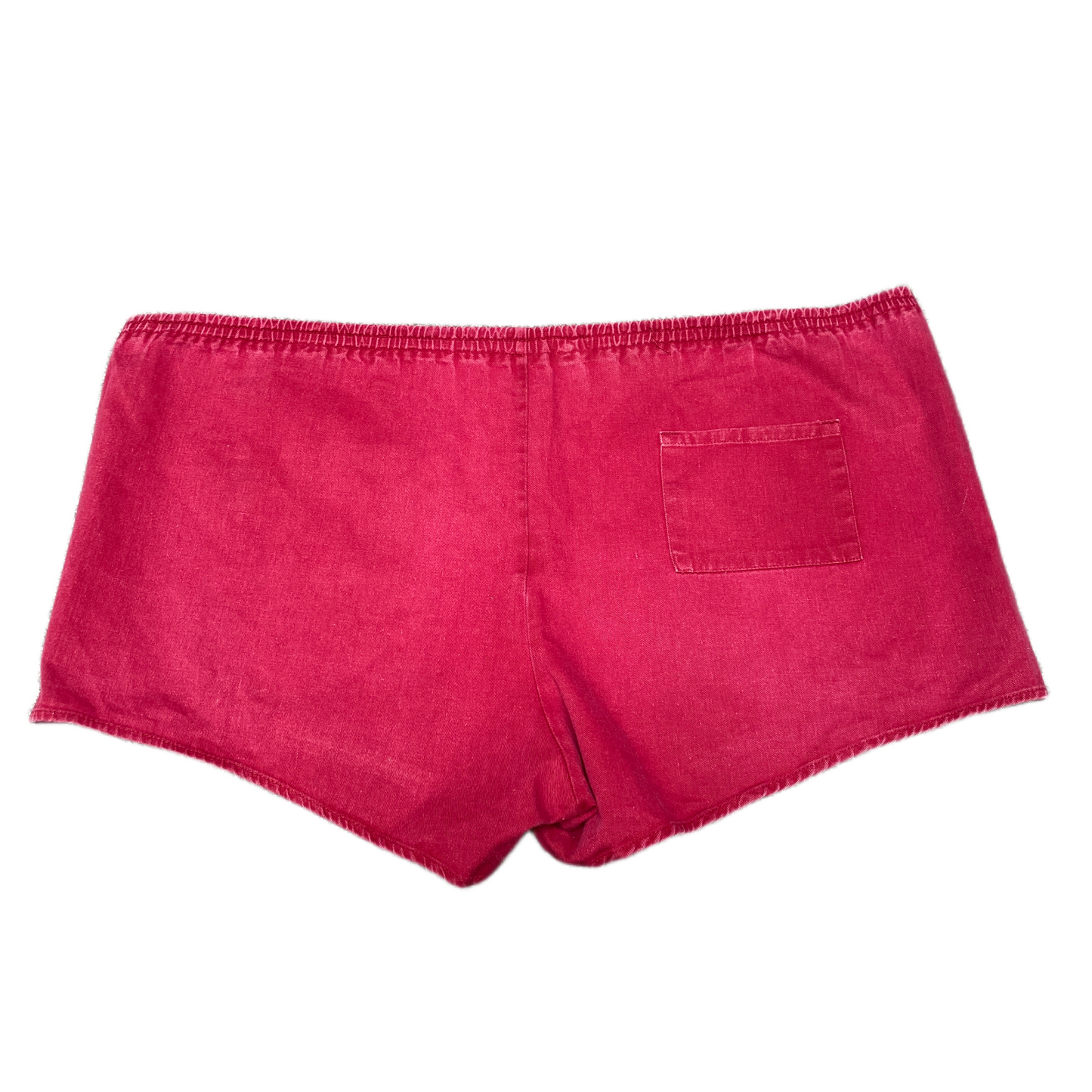 Running Sprinter Shorts Womens 2XL 46" Waist Pink Athletic Workout Dolphin Hem