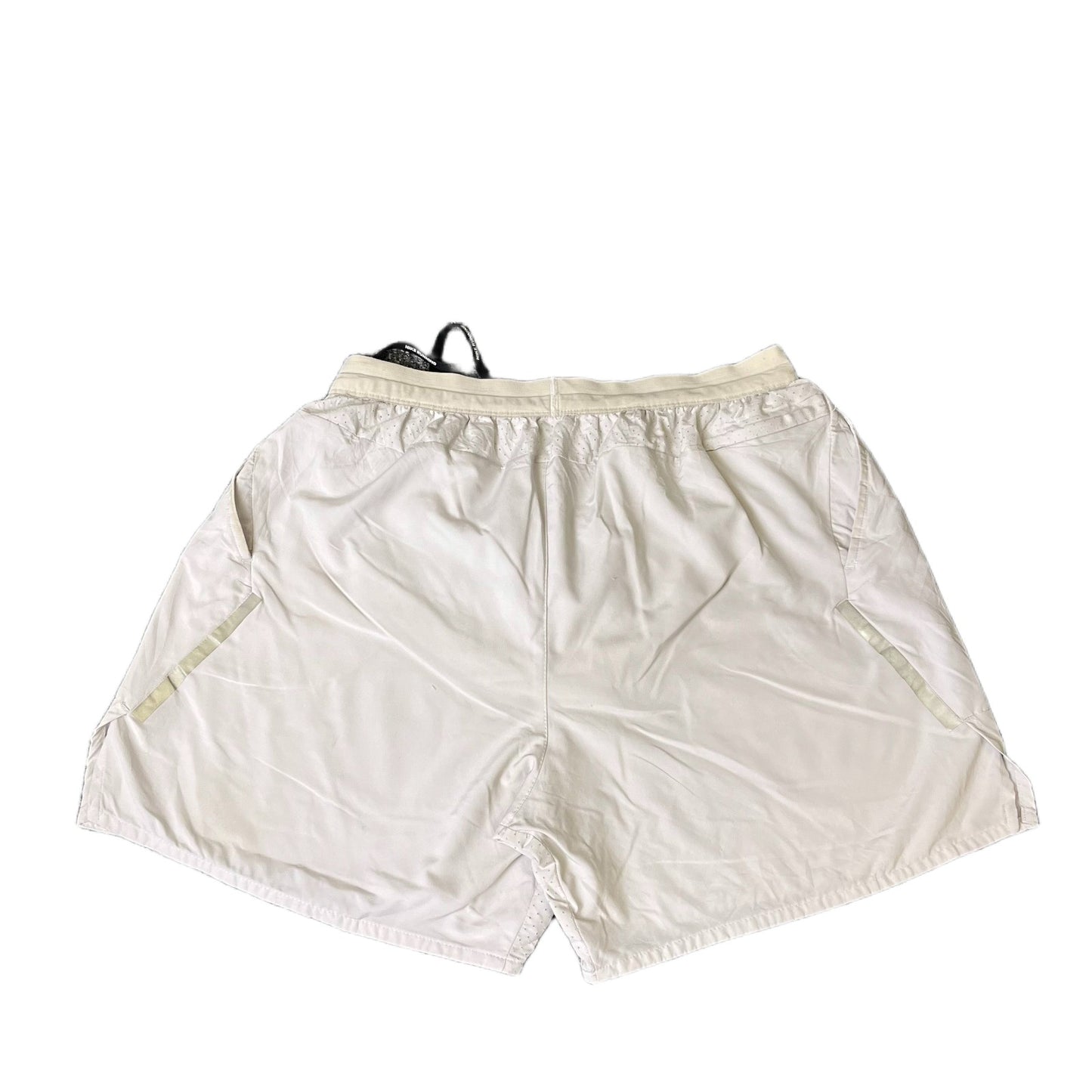 Nike Dri-FIT Running Shorts Fits as Men XS 27" Waist White Mesh Lined Drawstring
