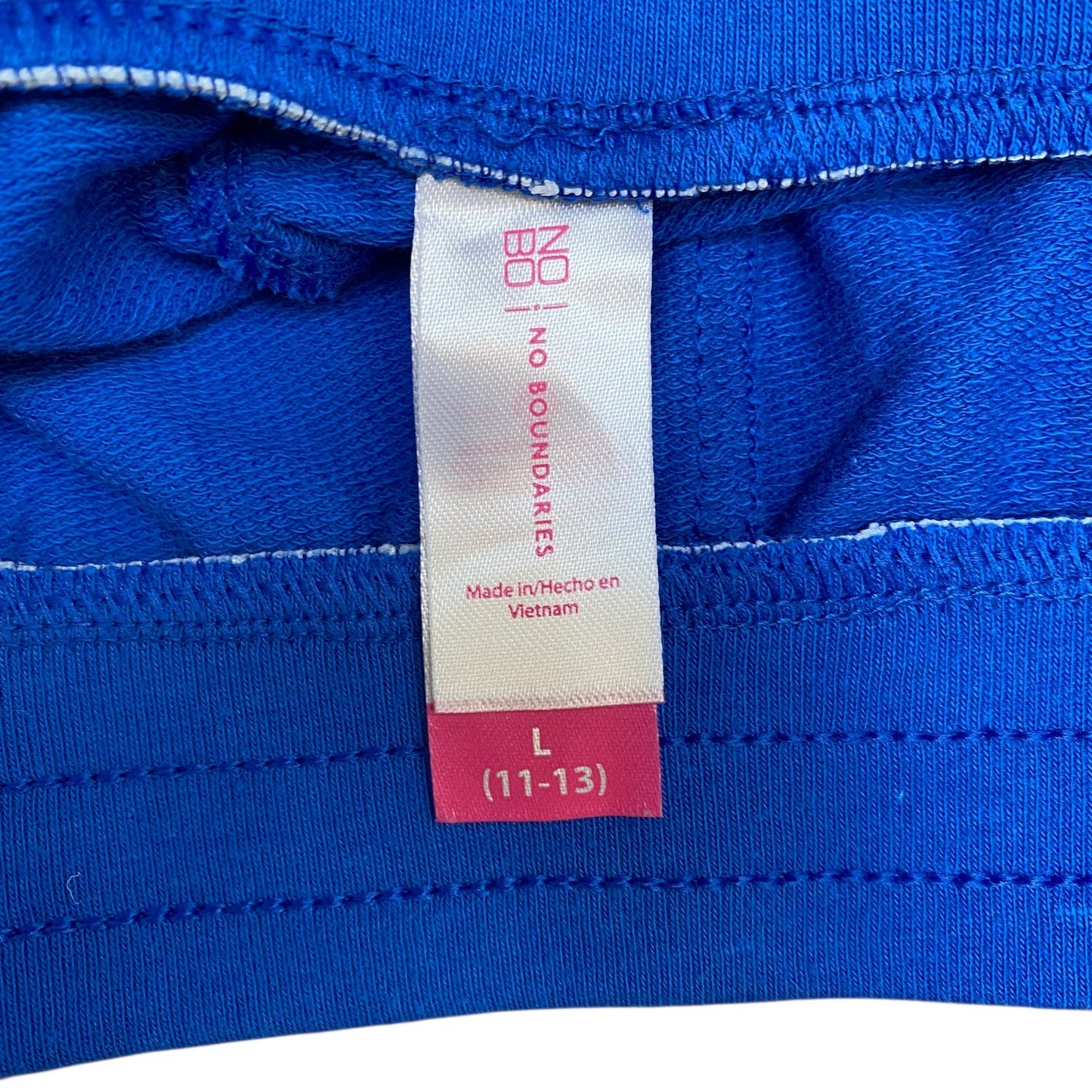 Running Sprinter Shorts Women L 30" Waist Blue Athletic Gym Workout Dolphin Hem