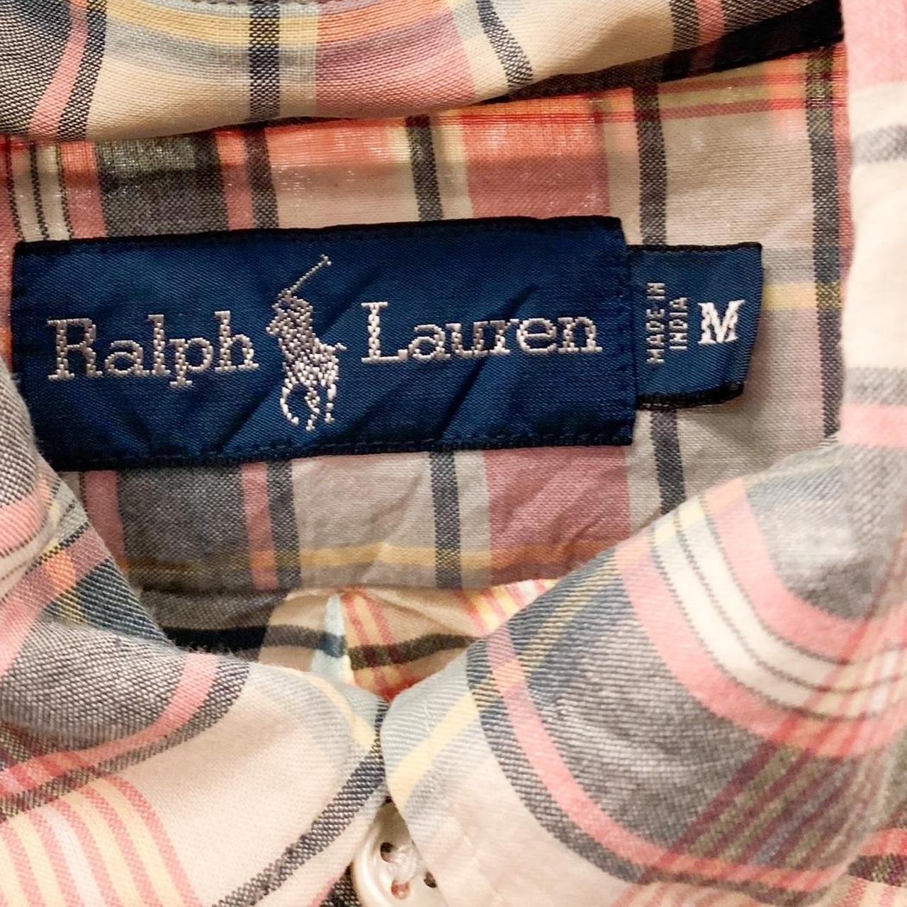 Ralph Lauren Shirt Pink Check Men’s M