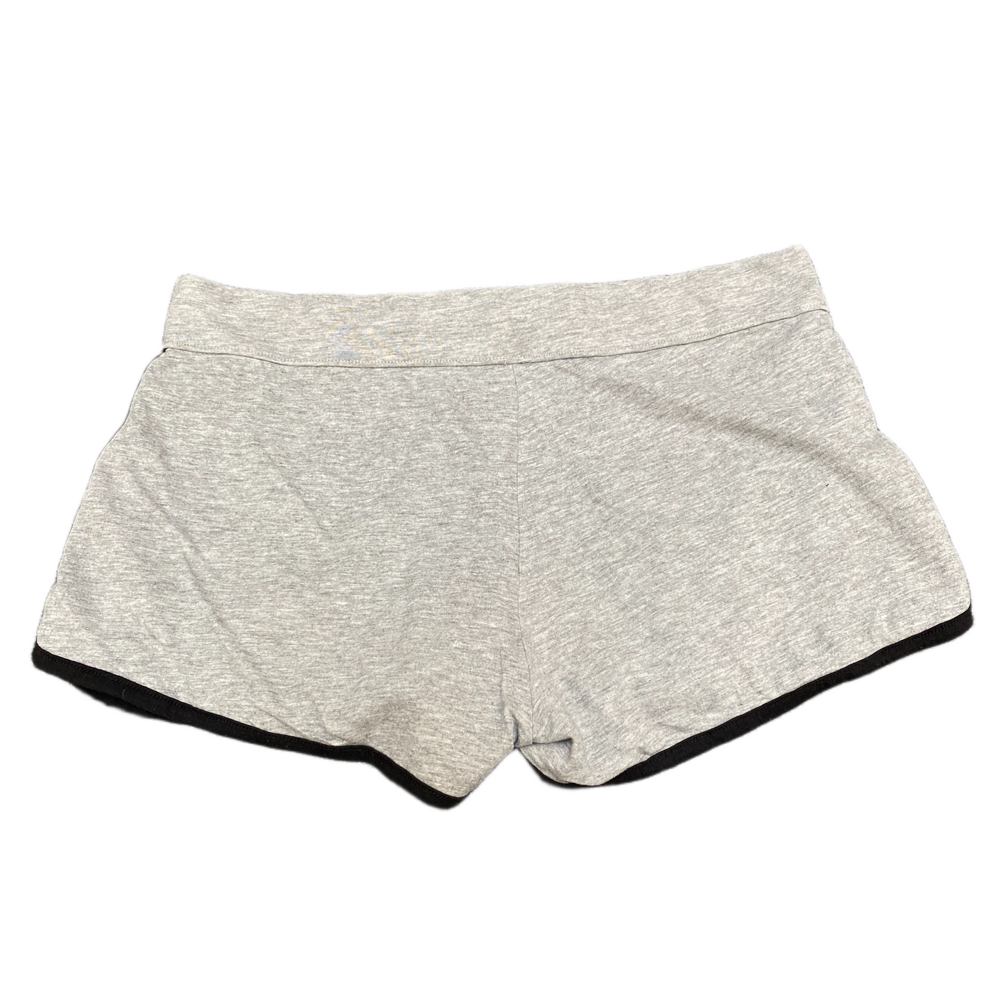 Running Sprinter Shorts Women XL 34" Waist Grey Athletic Gym Stretch Dolphin Hem