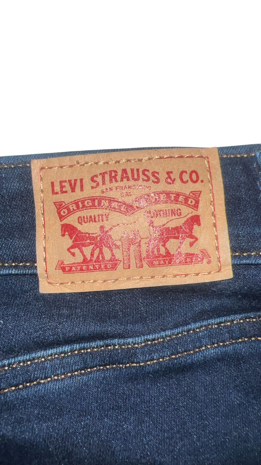Levi's Jeans Womens Medium Blue Denim Mid Rise Skinny Fit Medium Wash Outdoor