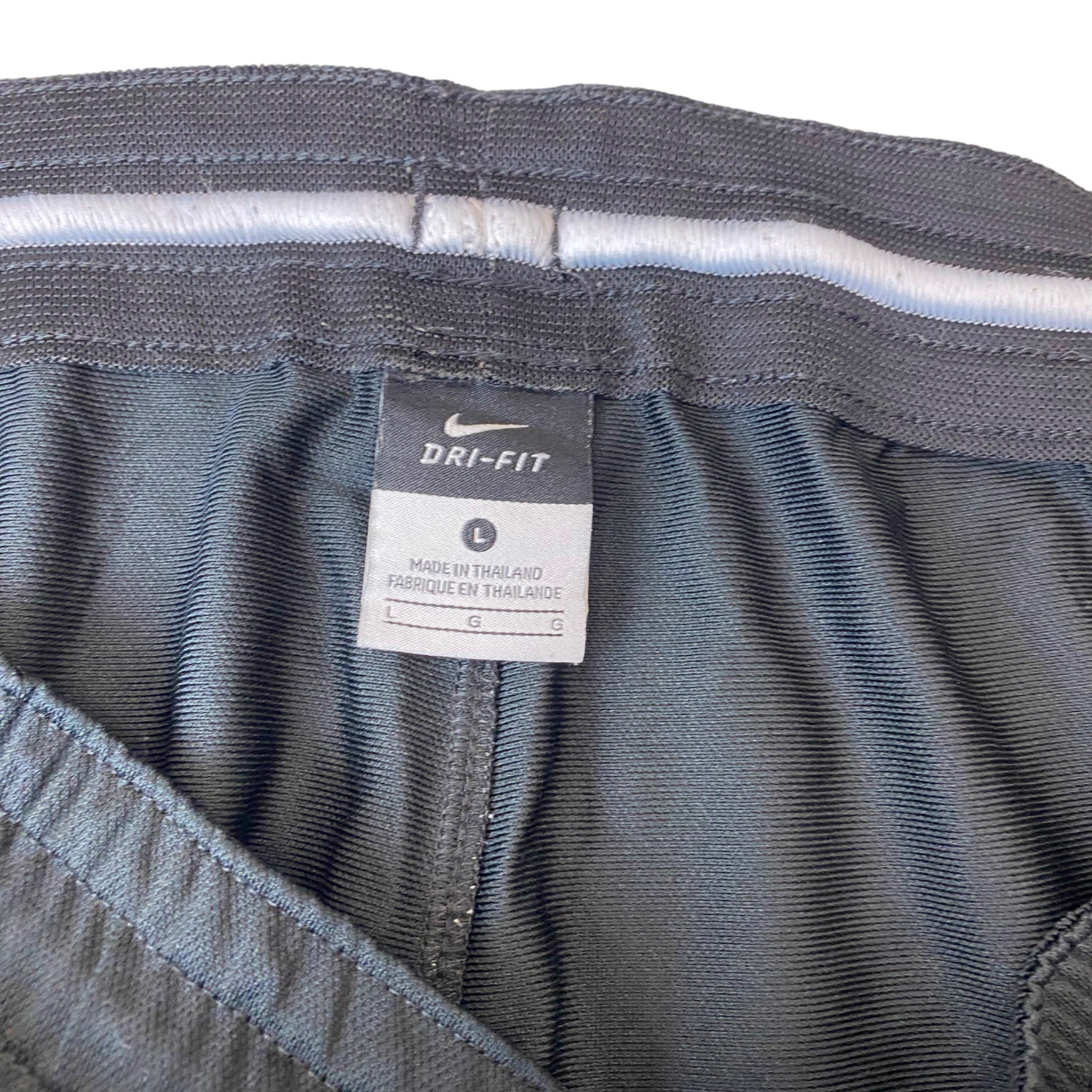 Nike Basketball Shorts Mens L Black Dri-Fit Gym Training Elastic Waist Outdoor