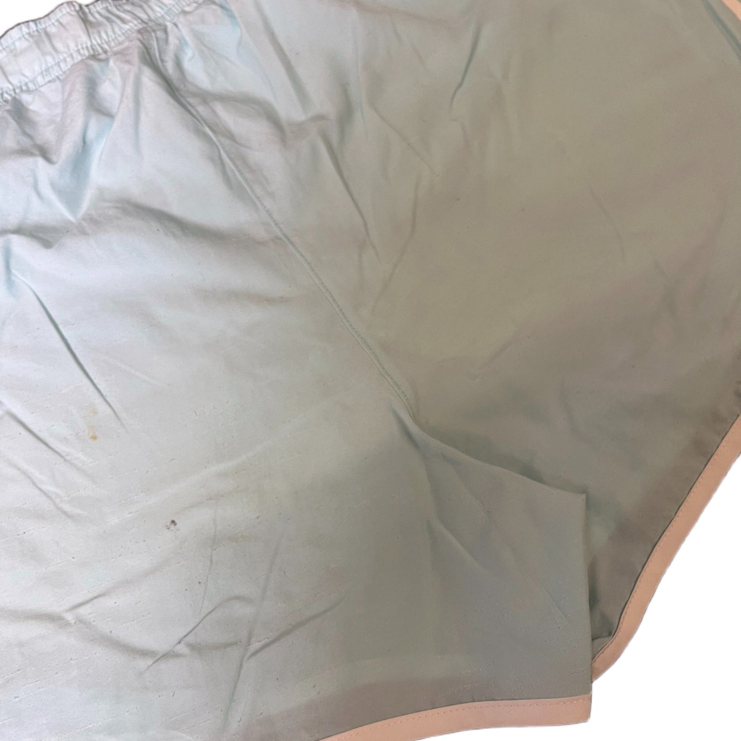 Nike Running Sprinter Shorts Fits as Women M 29" Waist Green Workout Dolphin Hem