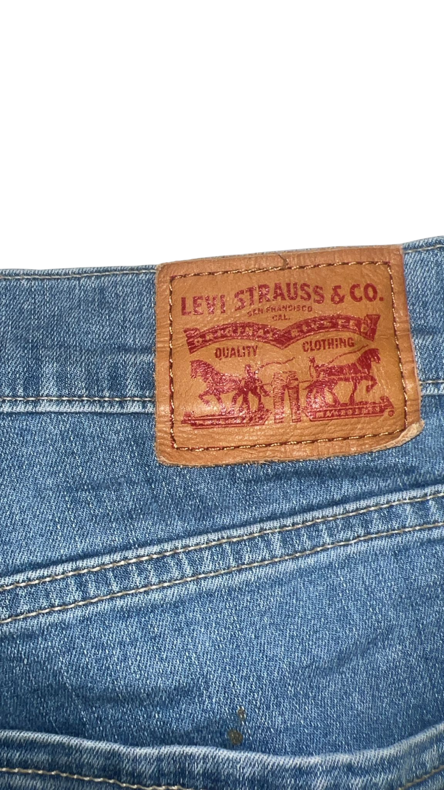 Levi's Jeans Womens Medium Blue Denim Mile High Super Skinny Fit Pockets Outdoor