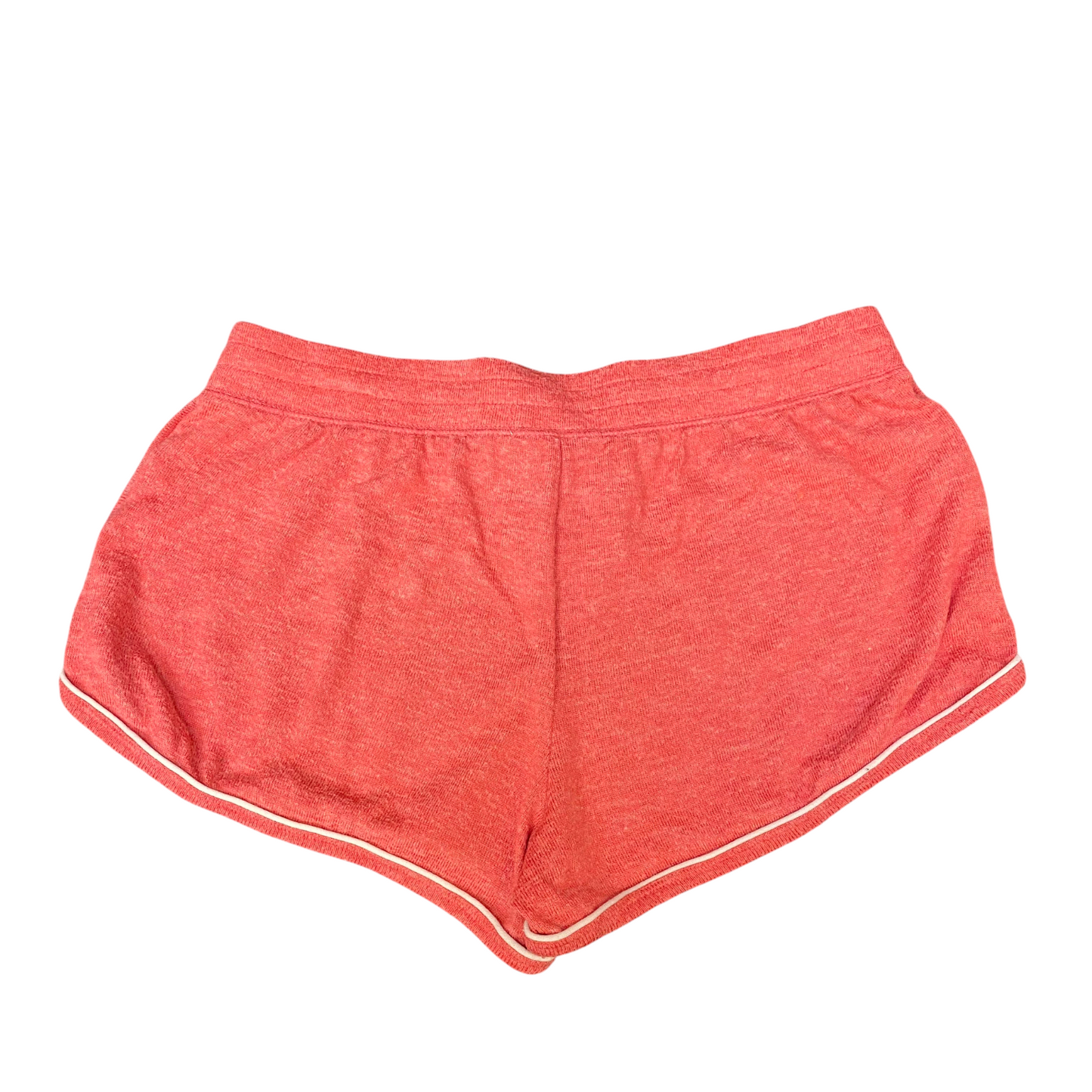 Running Sprinter Shorts Womens Large Orange Athletic Fit Gym Workout Drawstring