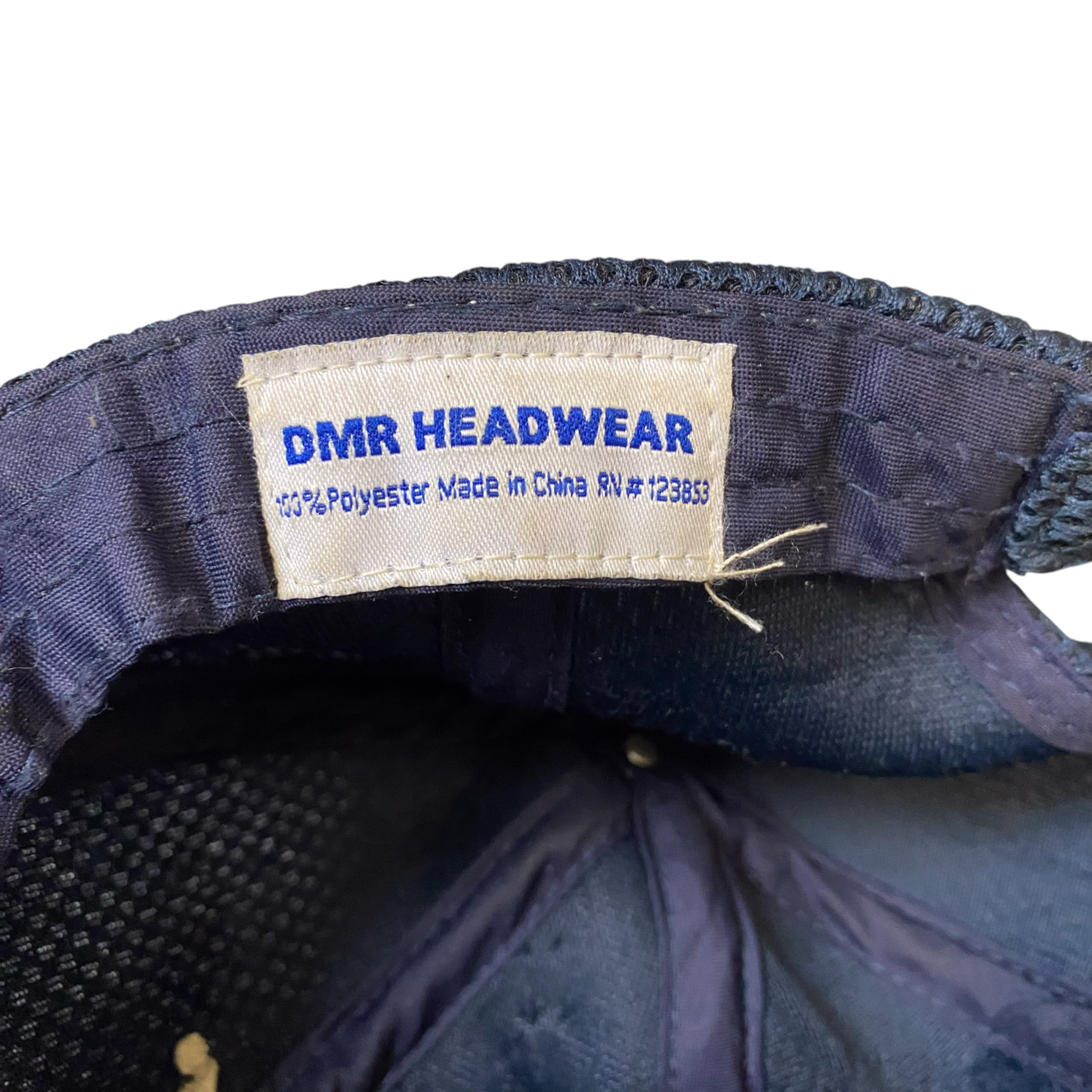 Royal Caribbean DMR Headwear Baseball Cap Mens Blue Mesh Adjustable Strap Hat