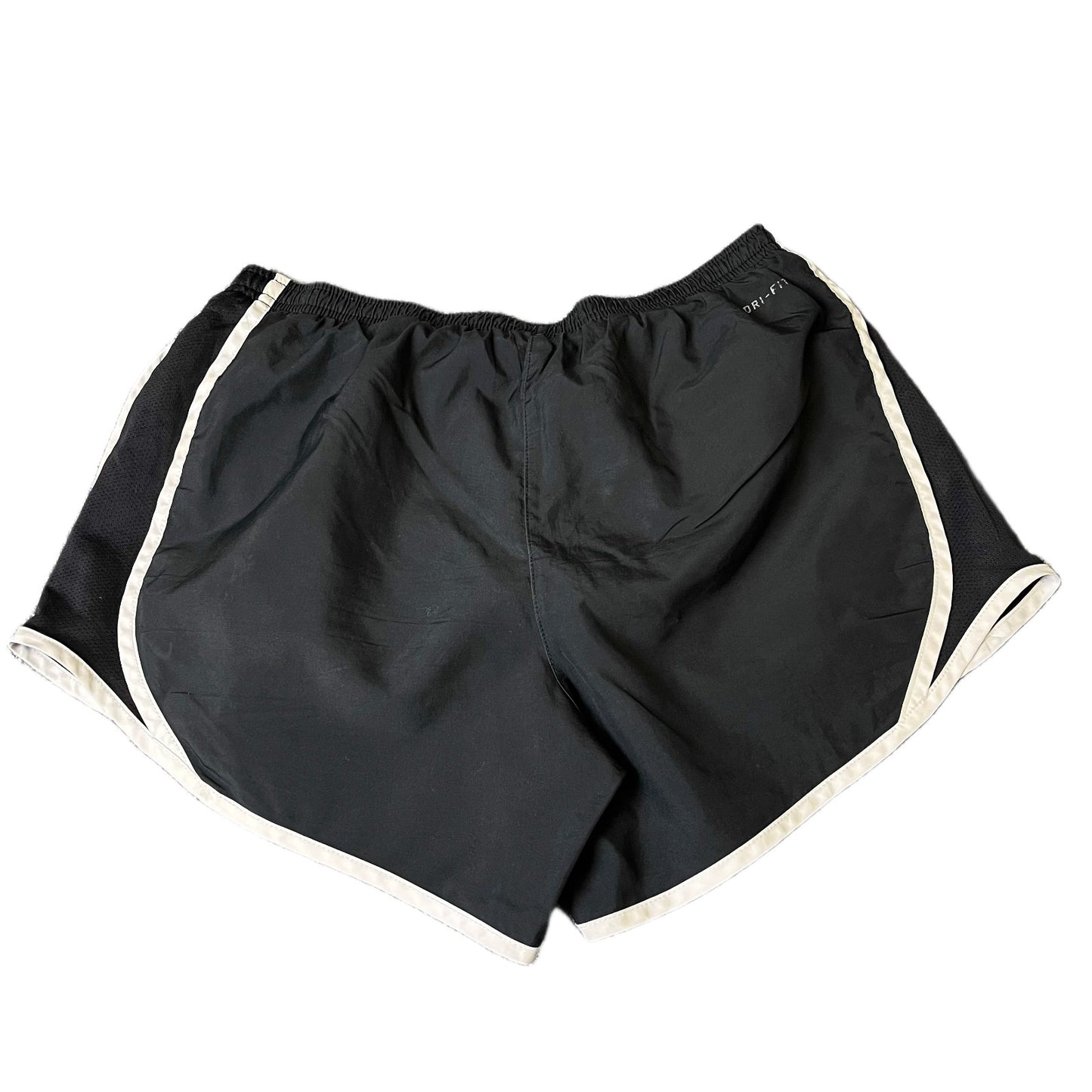 Nike Running Sprinter Shorts Fits as Women S 27" Waist Black Workout Dolphin Hem