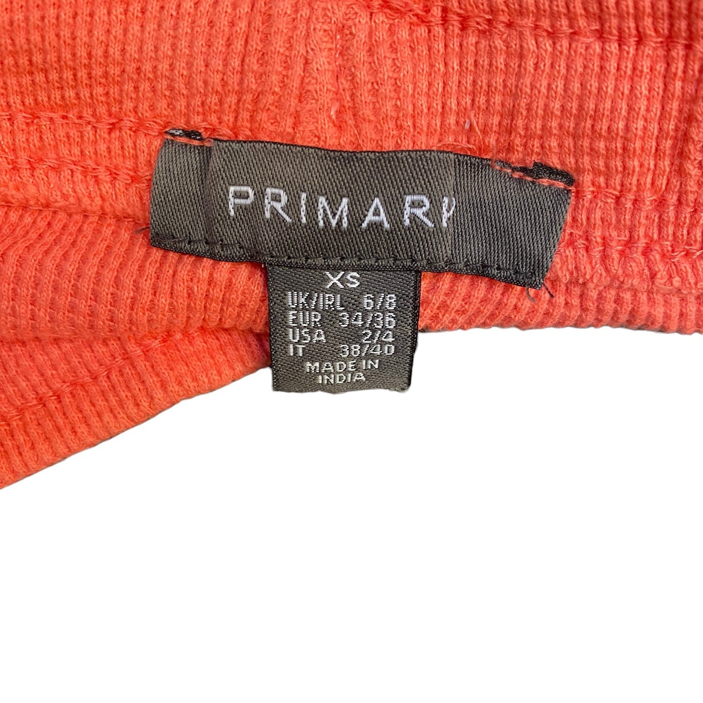 Running Sprinter Shorts Womens XS 24" Waist Orange Thermal Workout Dolphin Hem