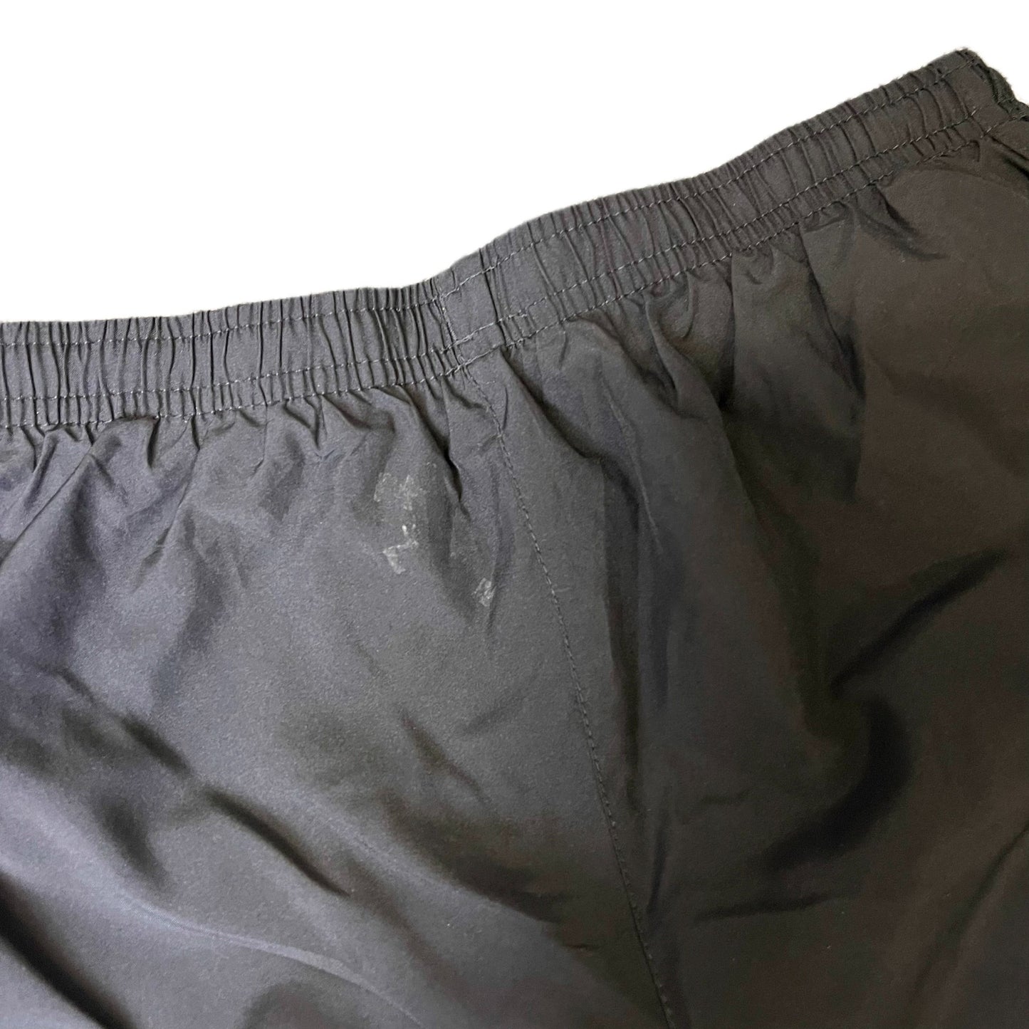 Nike Running Sprinter Shorts Fits as Women S 24" Waist Black Workout Dolphin Hem