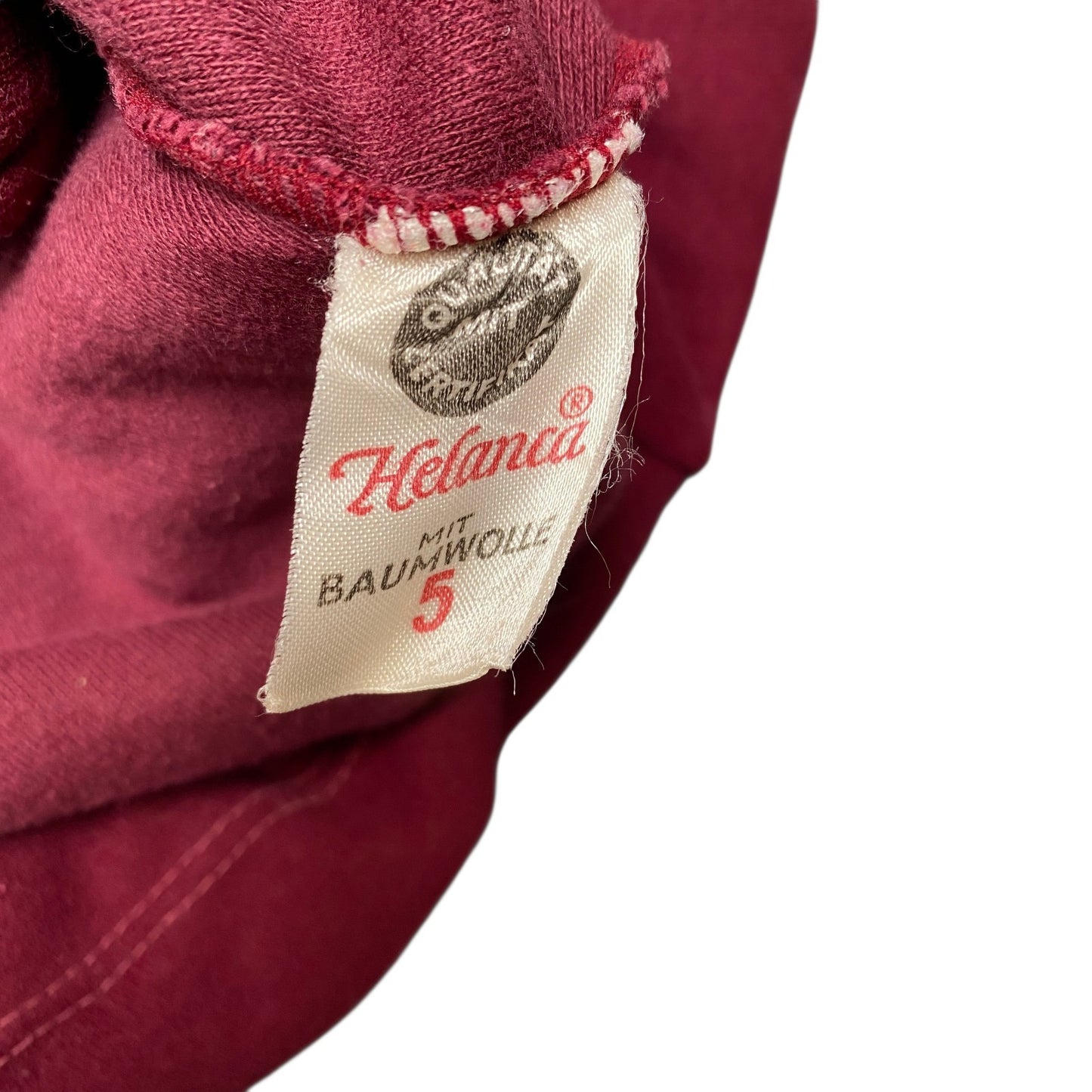 Helanca Joggers Fits as Womens 25" Waist Burgundy Stretch Sweat Tapered Trousers