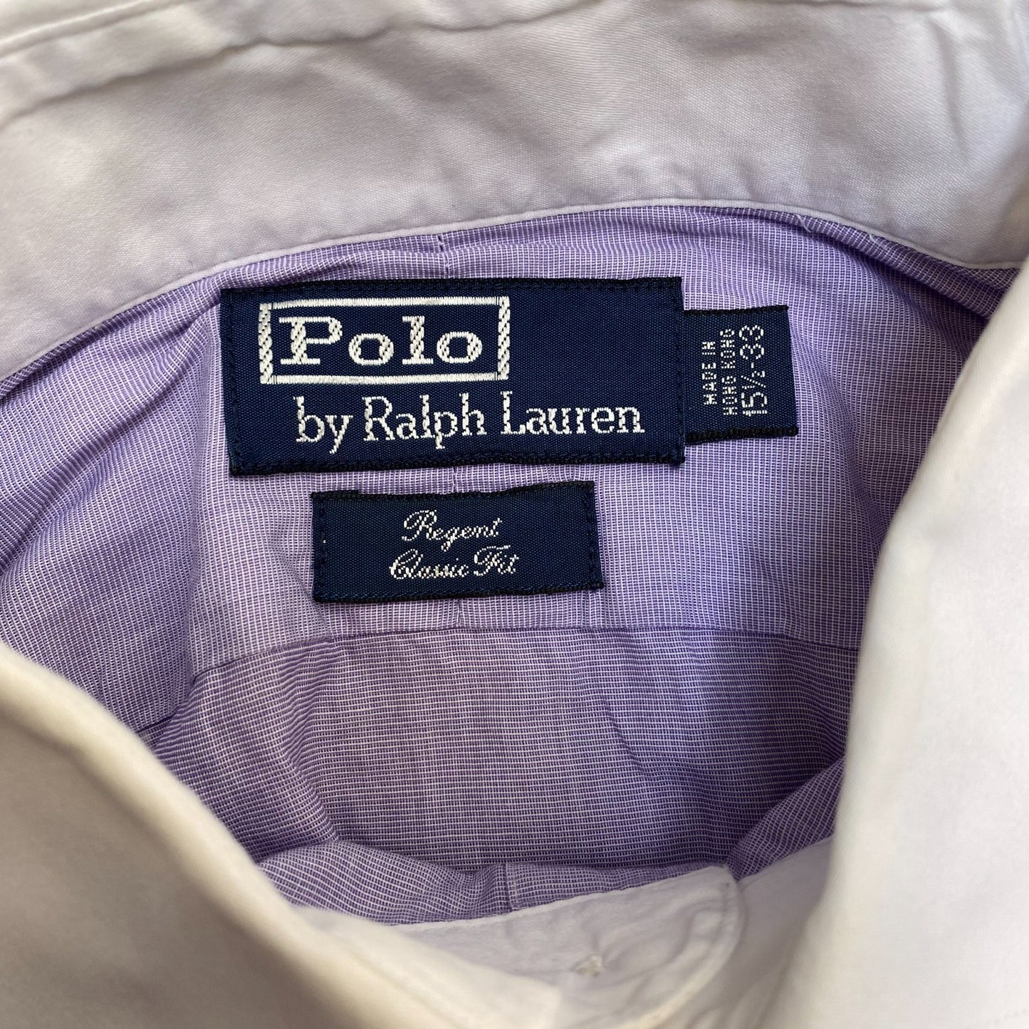 Ralph Lauren Formal Shirt Mens M Purple Regent Classic Fit Long Sleeve Collared