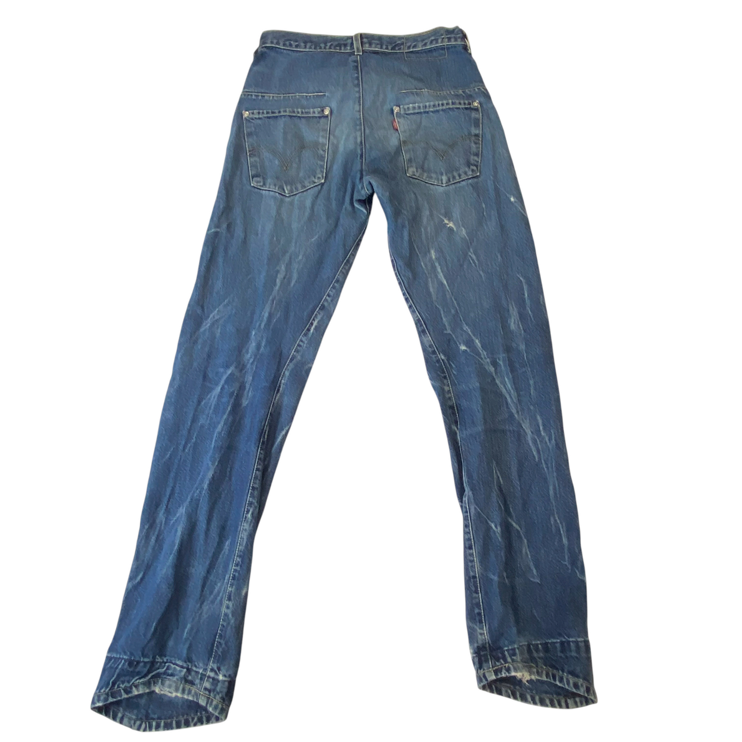 Levi's Jeans Womens Medium Blue Denim Classic Fit Straight Leg Pockets Outdoor