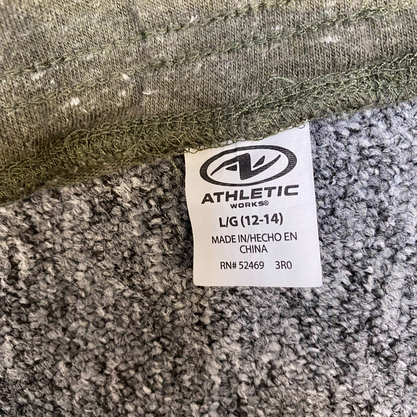 Running Sprinter Shorts Womens Large Green Heather Drawstring Waist Dolphin Hem