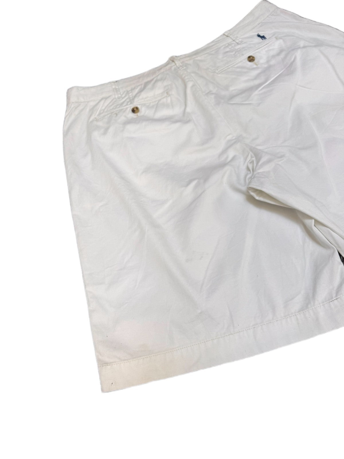Polo Ralph Lauren Chino Shorts Fits as Mens 2XL 41" Waist White Hiking Outdoor