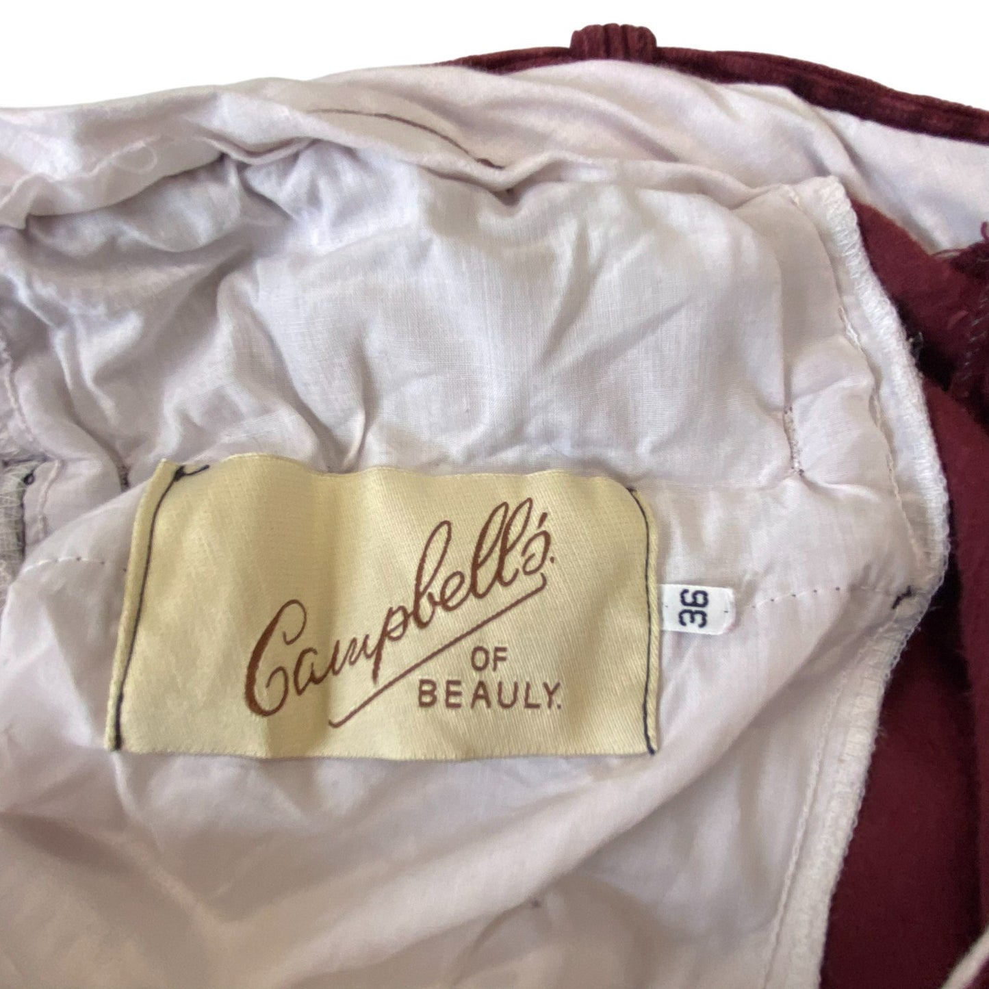 Caupbella Trousers Mens Medium W32 L30 Red Corduroy Straight Comfort Fit Pockets