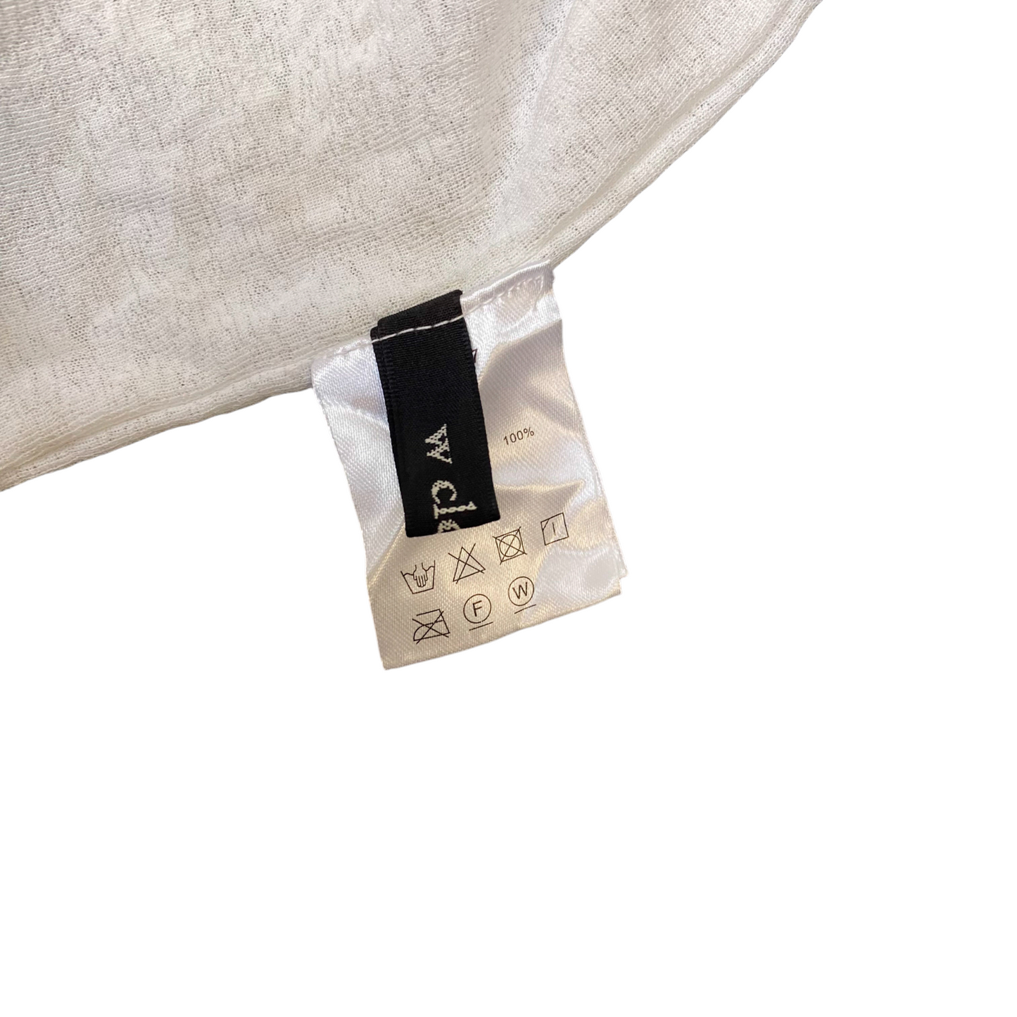 Sheer Top Womens S White Casual Long Sleeve Turtle Neck Outdoor Pullover