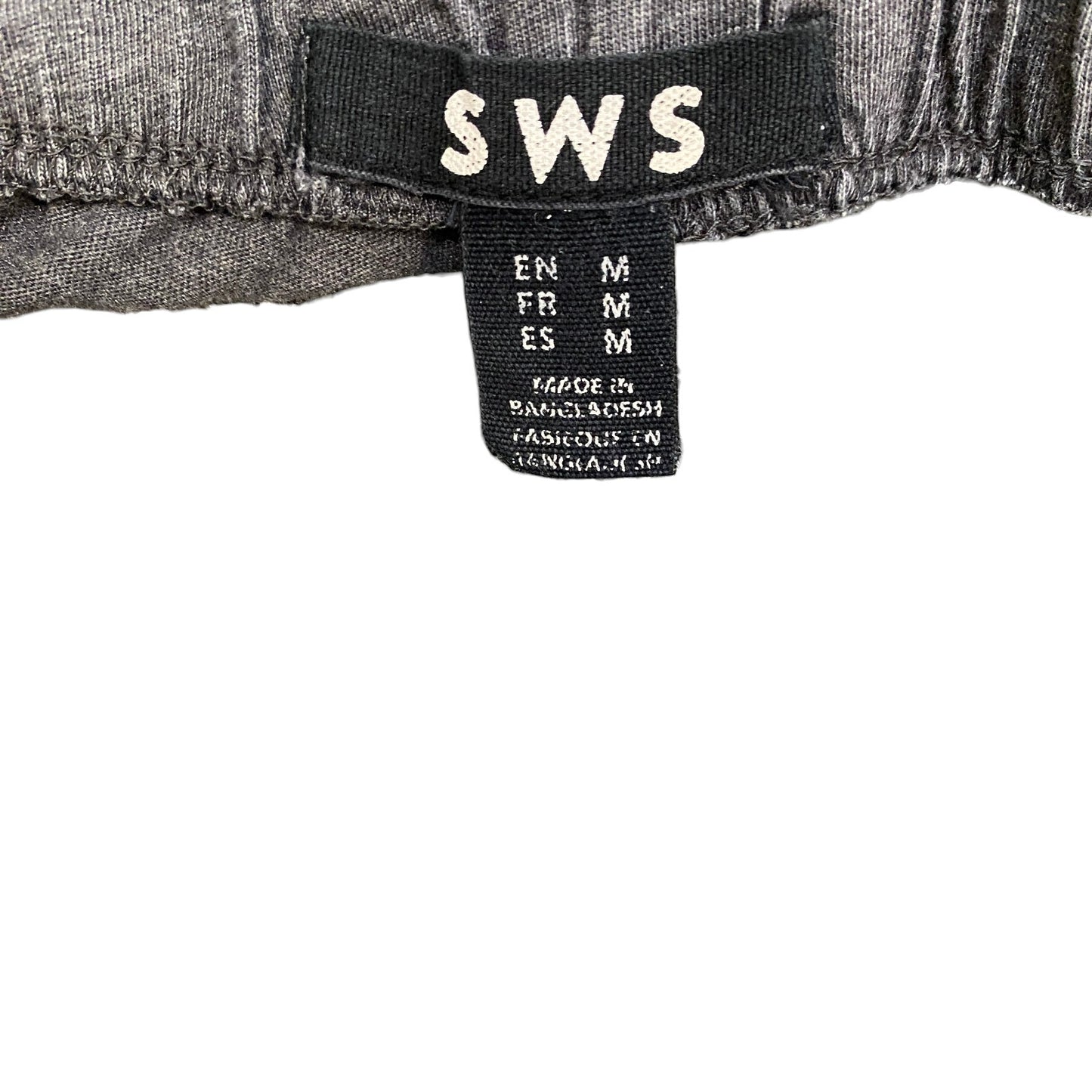 Running Sprinter Shorts Womens M 24" Waist Grey Athletic Gym Workout Dolphin Hem