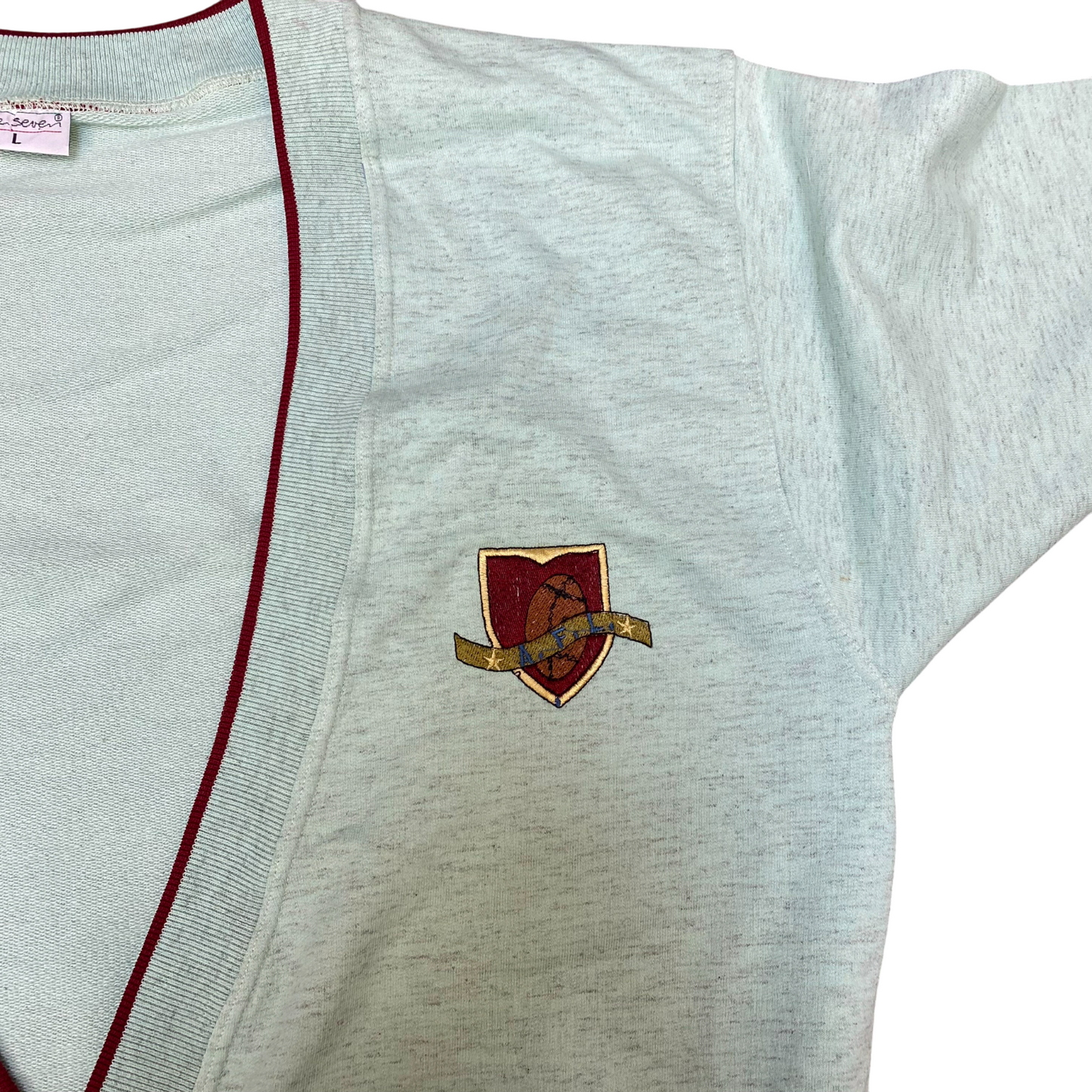 Blue Seven Cardigan Jumper Womens Large Blue Long Sleeve V-Neck Button Front