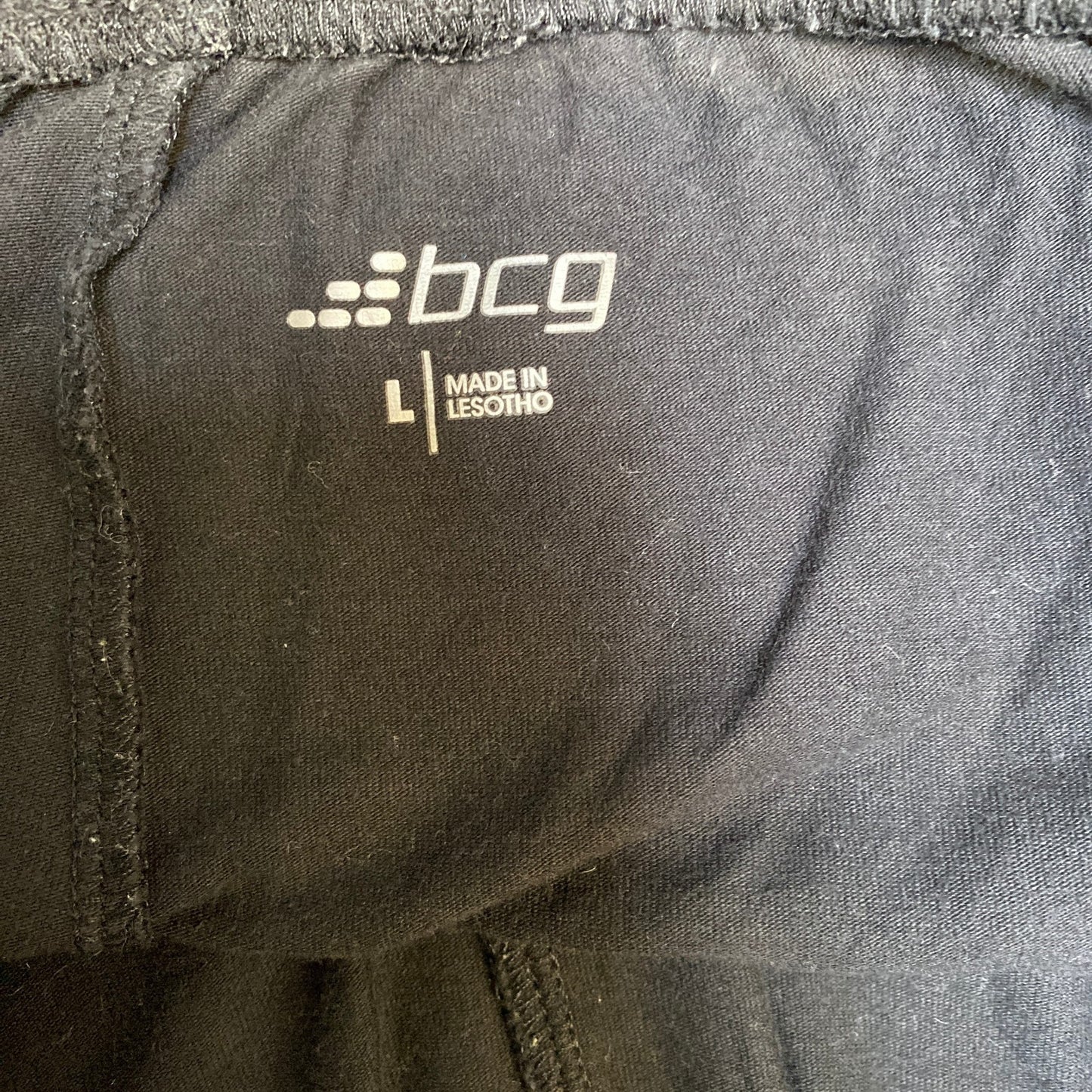 Running Sprinter Shorts Women L 30" Waist Black Athletic Gym Workout Dolphin Hem