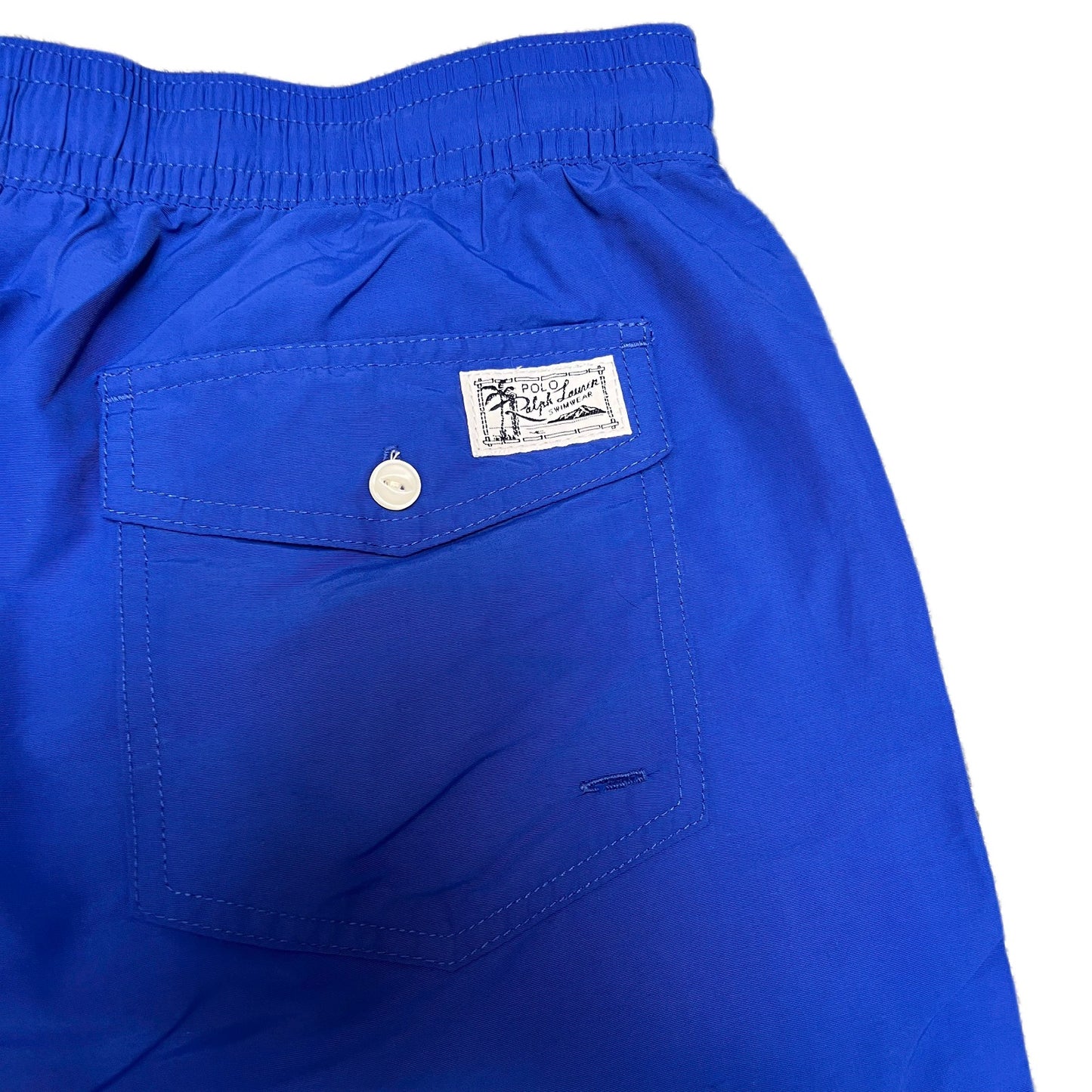 Polo Ralph Lauren Board Shorts Fits as Mens L 33" Waist Blue Lined Surf Surfing