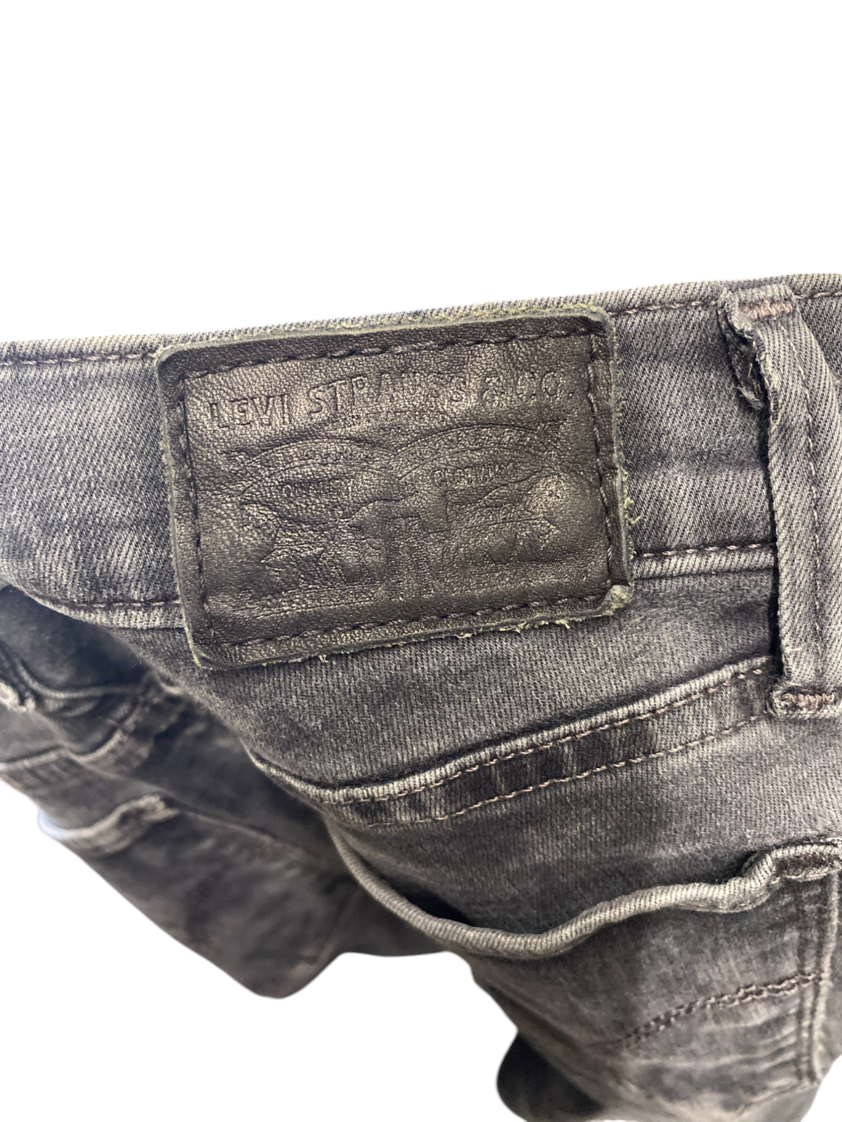 Levi's Jeans Womens 24W 30L Grey Denim Comfort Stretch Skinny Leg Five Pocket