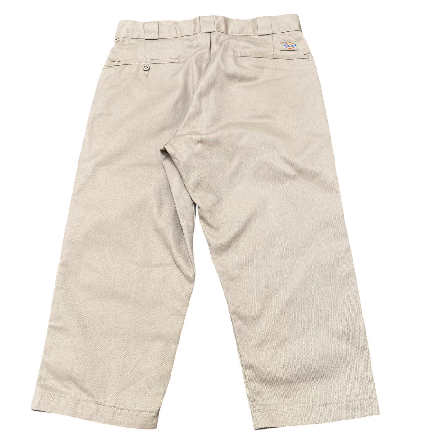 Dickies Trousers Mens Medium Beige Straight Fit Slash Pockets Workwear Outdoor
