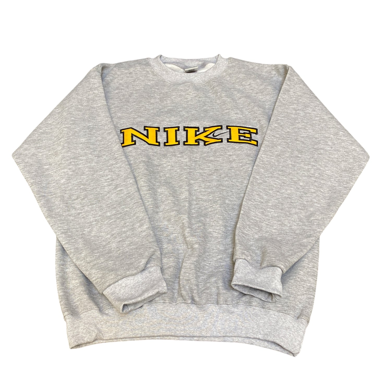 Nike Reworked Sweatshirt Preowned Embroidered Spellout Logo Sizes & Colours