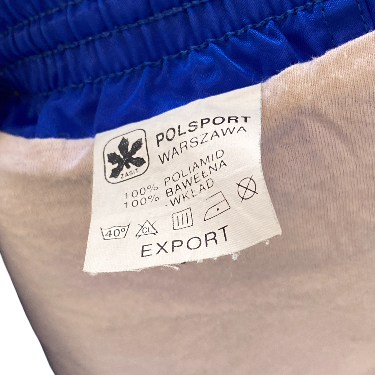 Polsport Shorts Mens 32W Blue Elastic Waist Comfort Stretch Mid-Rise Athletic