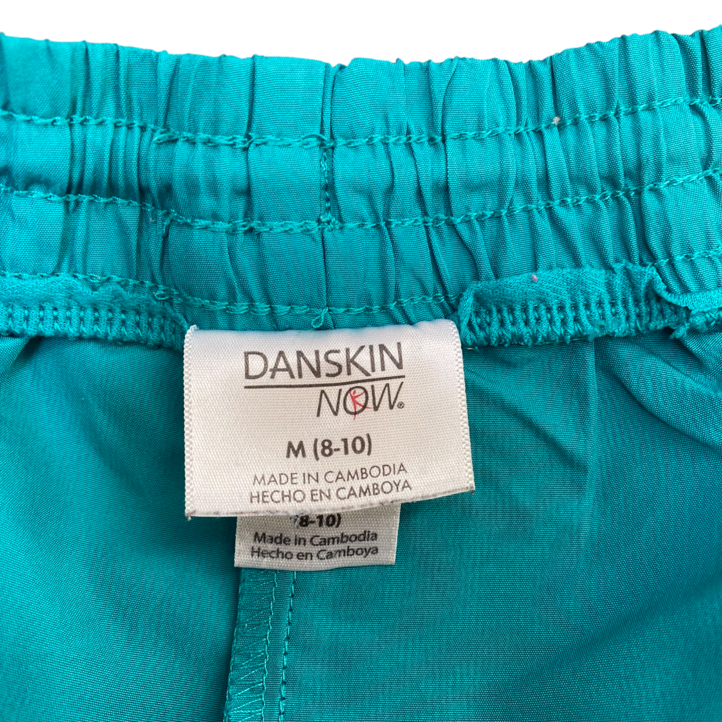 Running Sprinter Shorts Womens Medium Two Tone Blue Workout Athletic Dolphin Hem