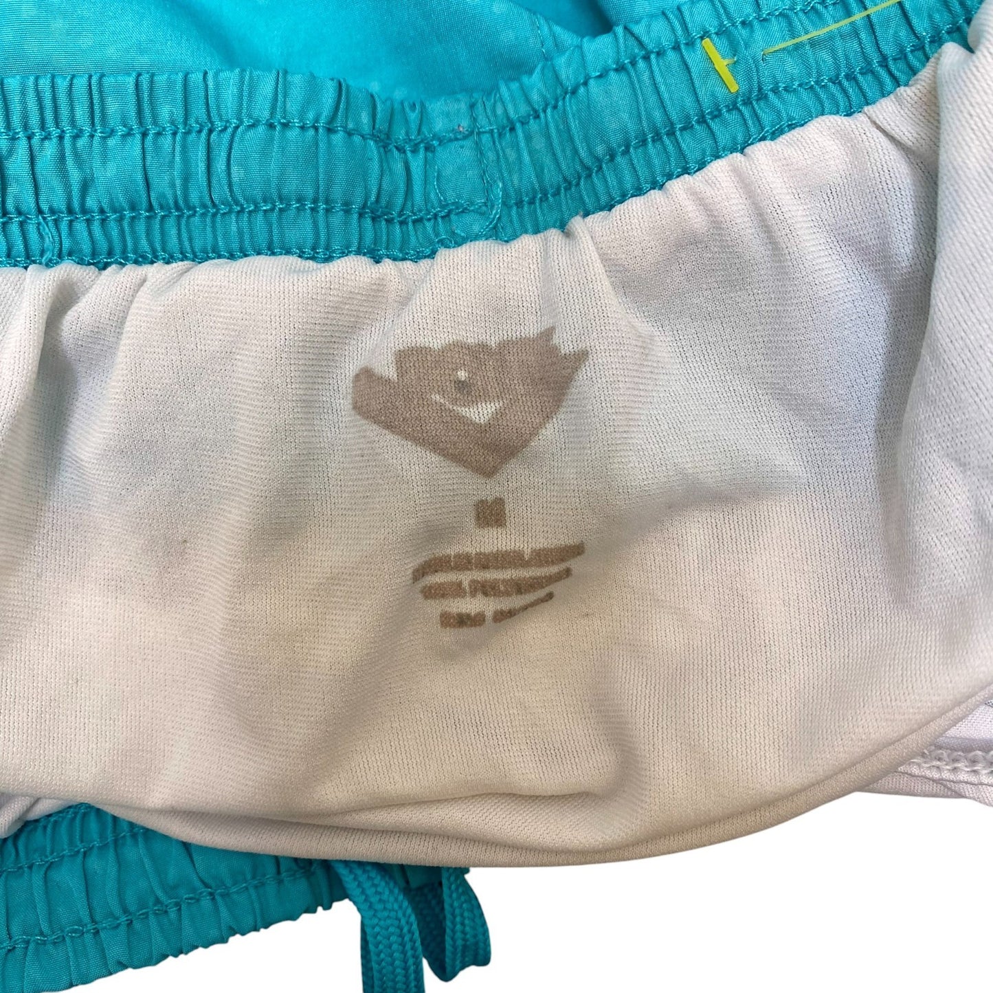 Pony Sprinter Shorts Womens Medium Blue Polka Dot Athletic Workout Elastic Waist