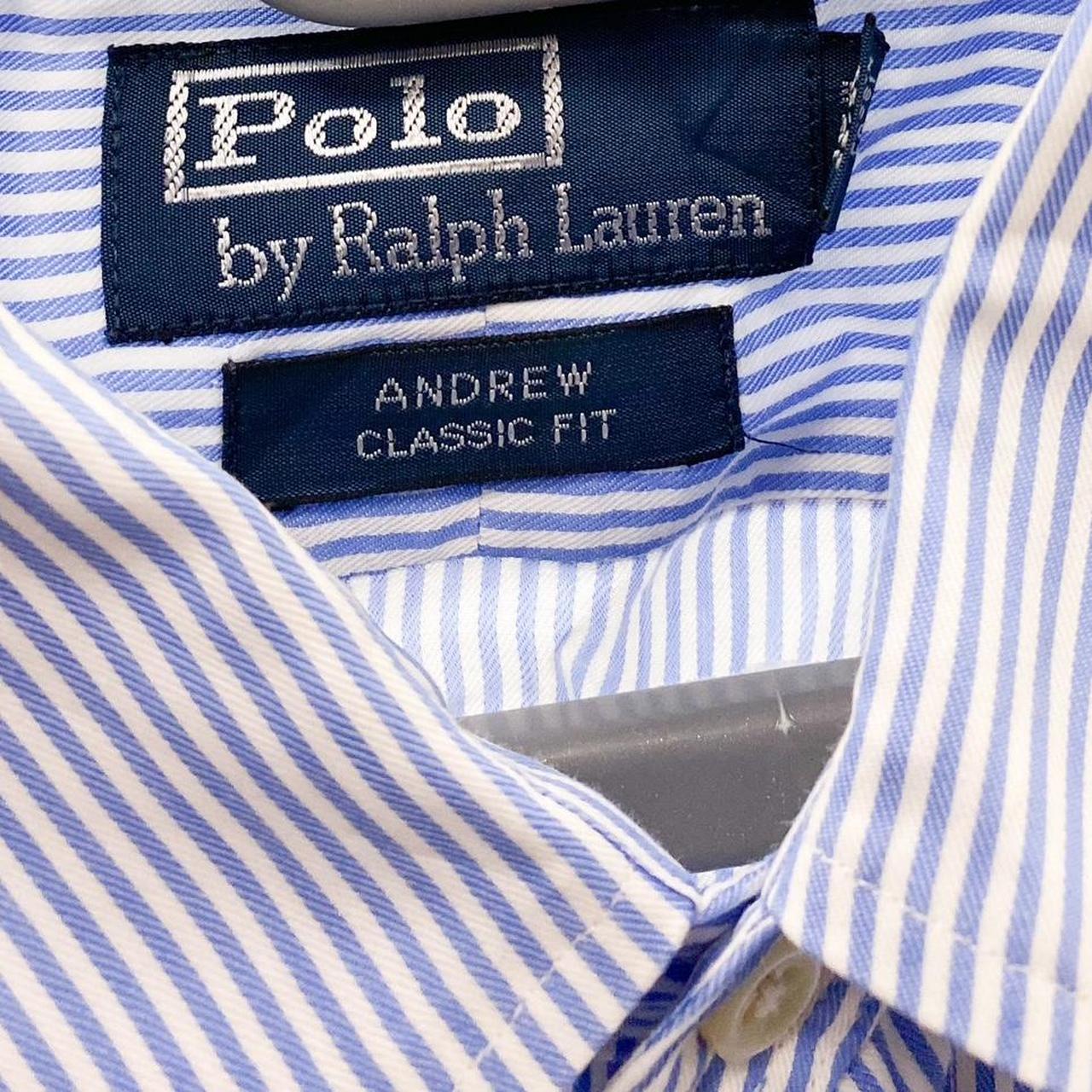 Ralph Lauren Classic Fit Shirt Blue stripes Men’s XL