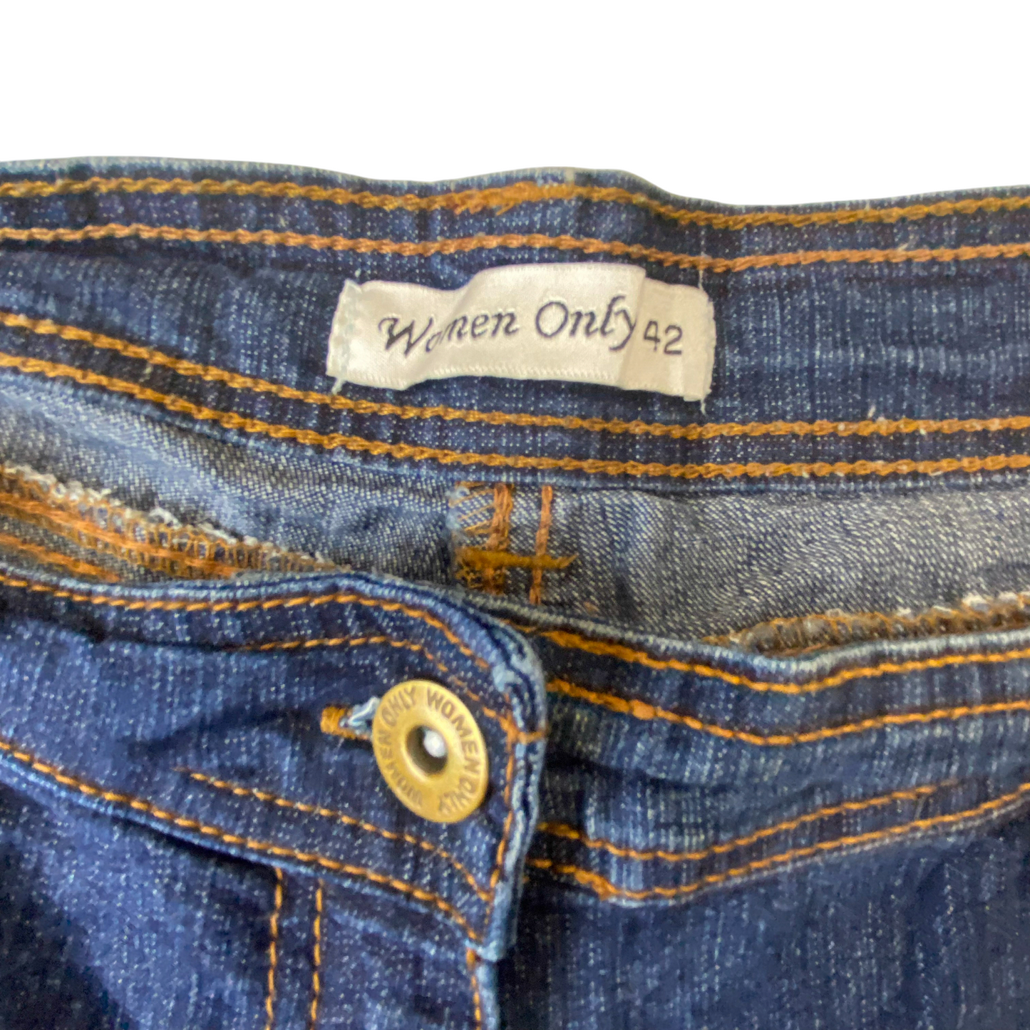 Women Only Jeans Womens Large W30 L31 Blue Denim Bootcut Medium Wash Pockets