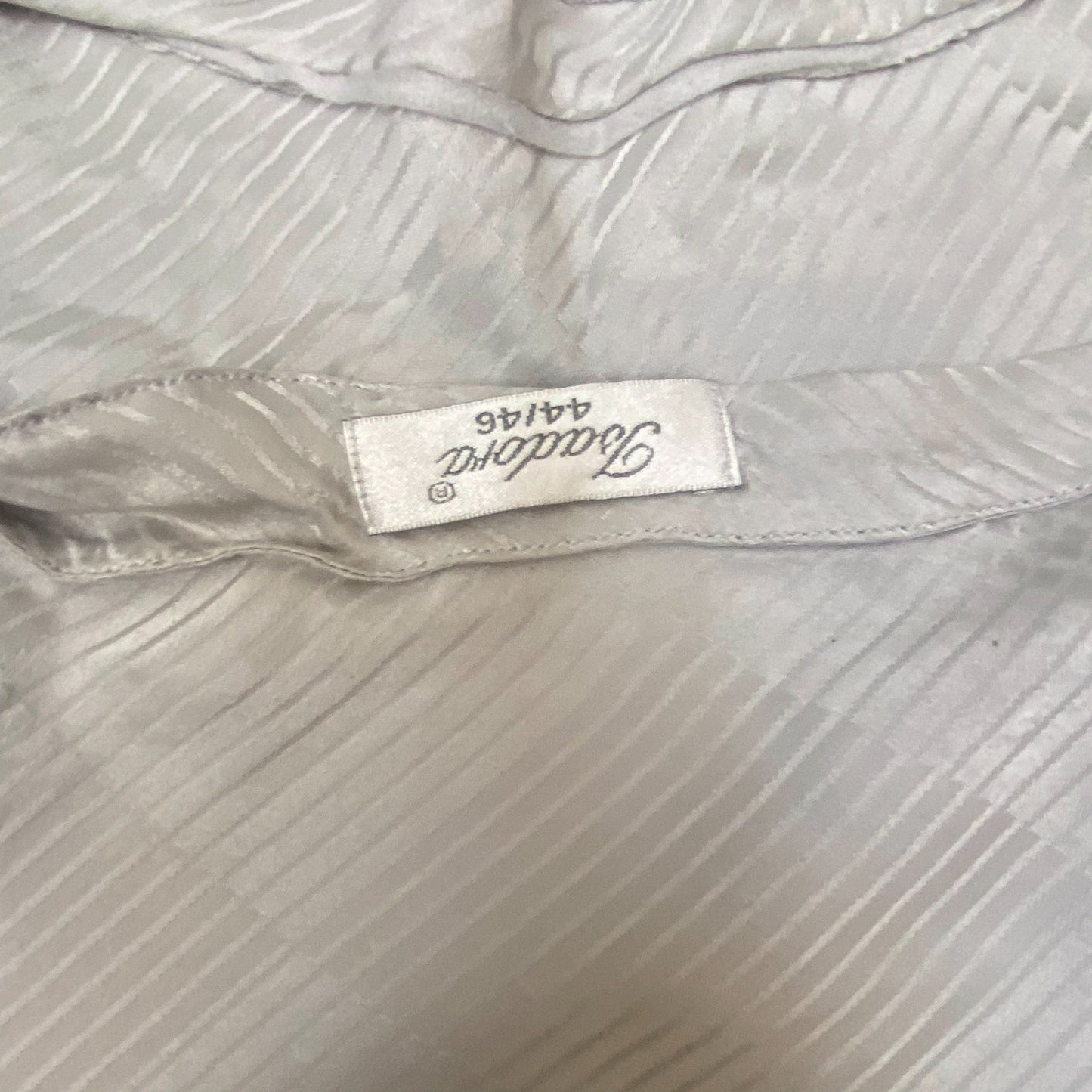 Camisole Top Womens M Grey Striped Spaghetti Straps Round Neck Comfort Pullover