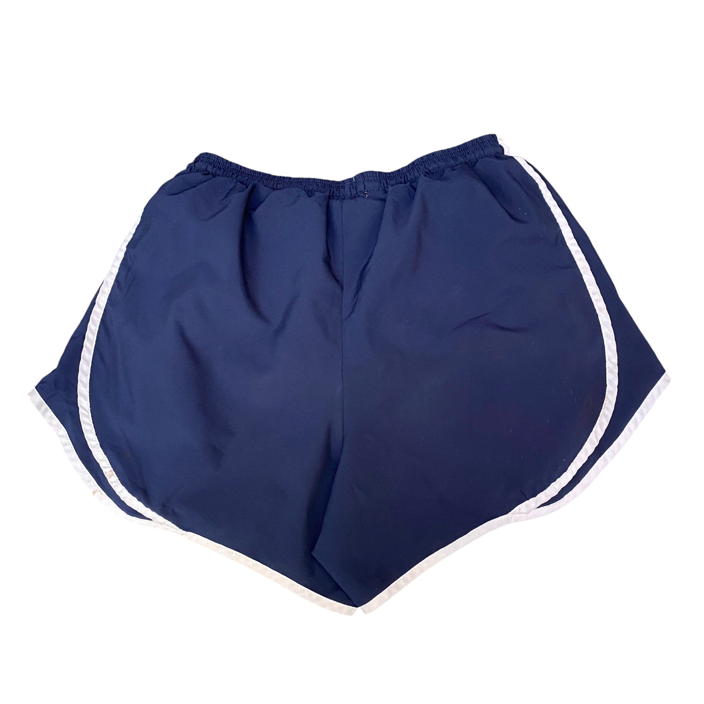 Robindel Running Sprinter Shorts Womens Medium Navy Athletic Workout Dolphin Hem