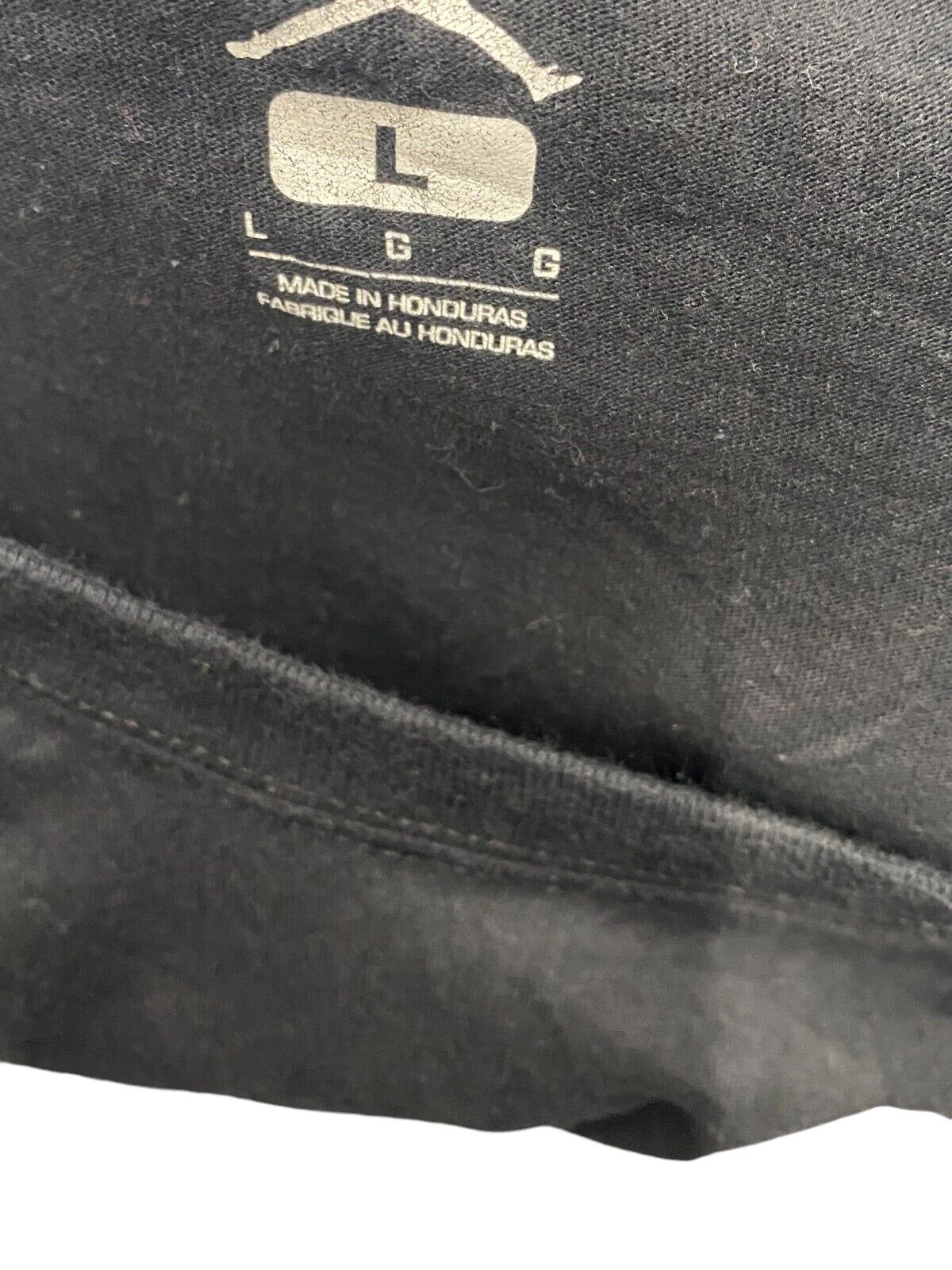 Air Jordan T-Shirt Women's L Black Swoosh Logo Crew Neck Pullover Casual Tee