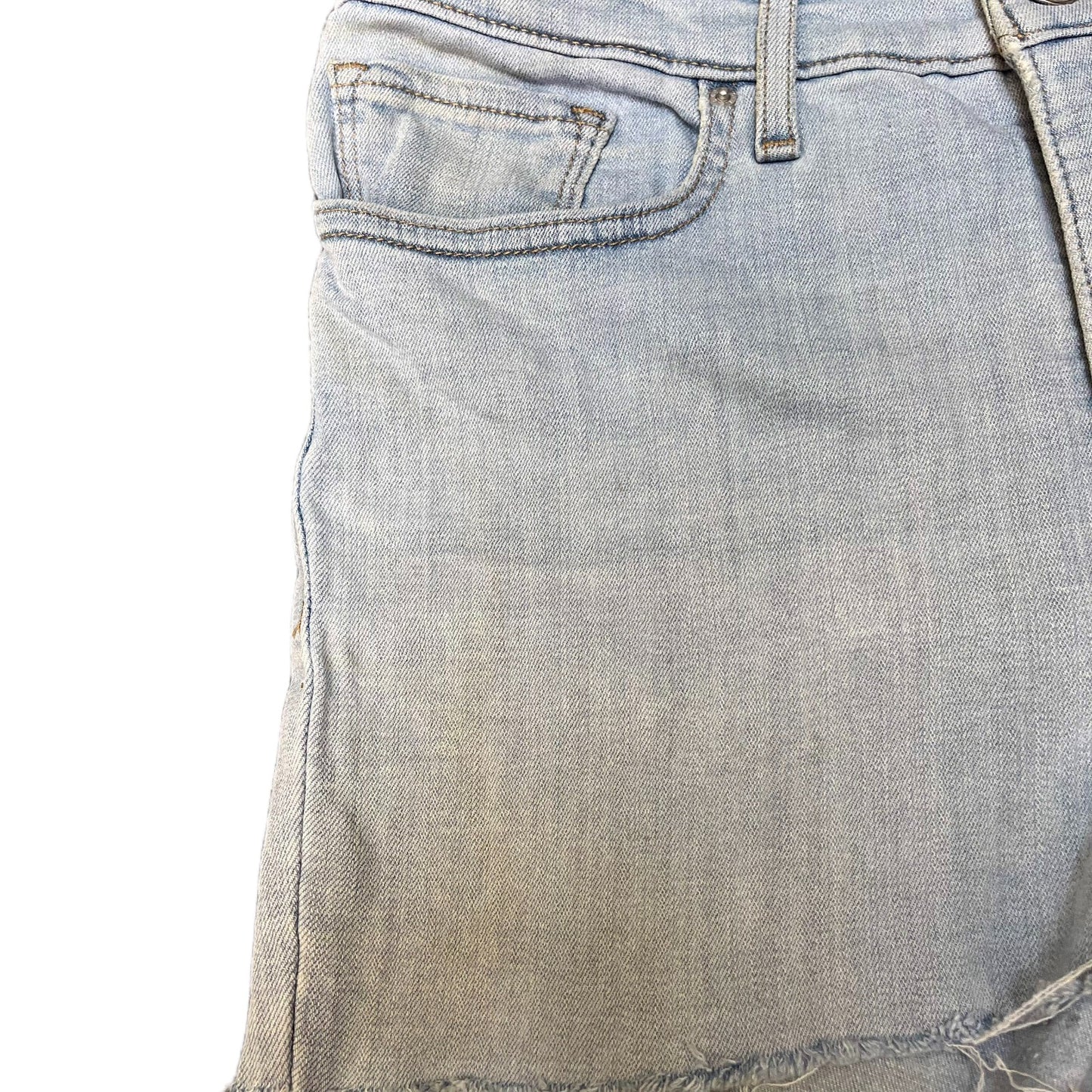 Levi's 311 Shaping Skinny Denim Shorts Fits as Women L 32" Waist Blue Light Wash