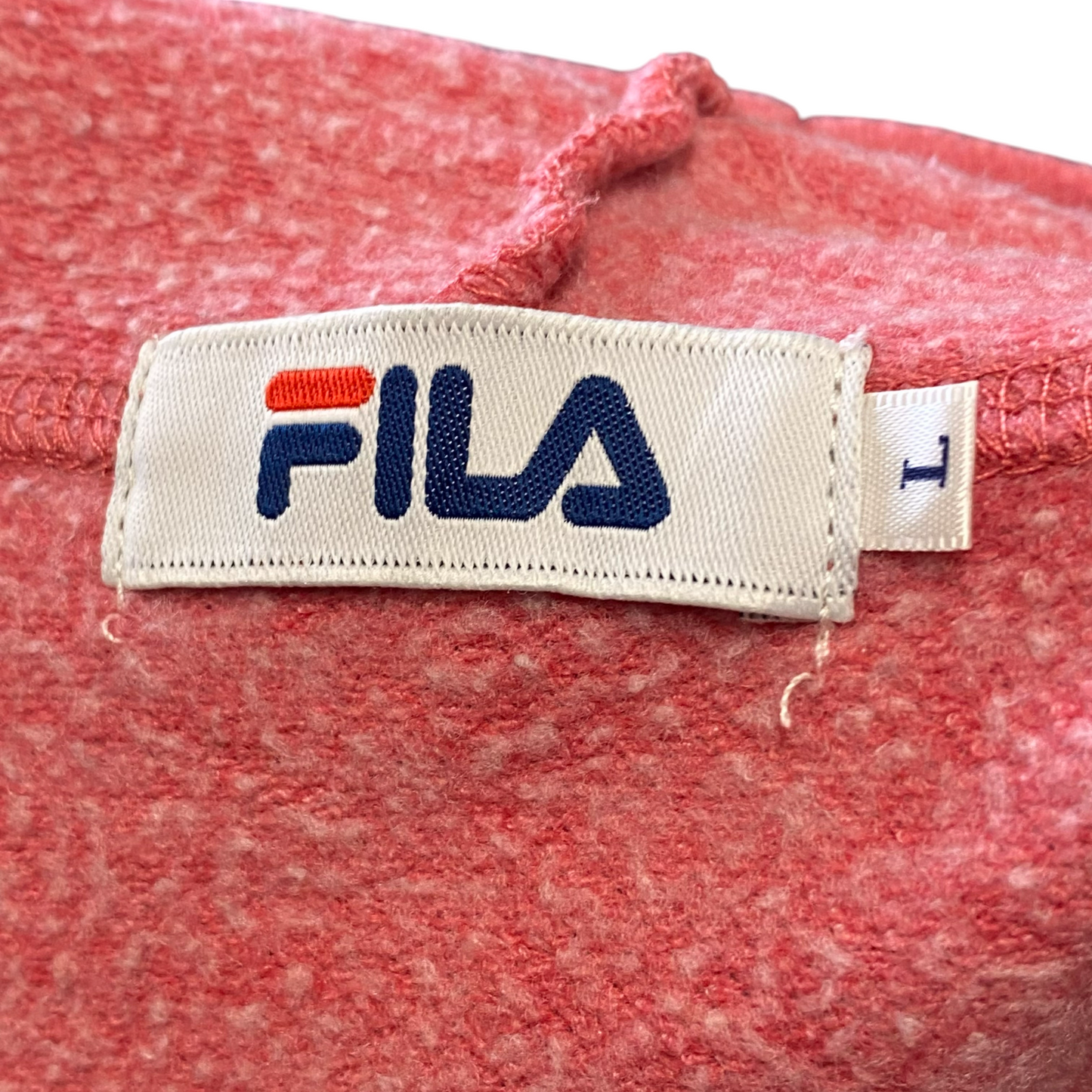 FILA Sweatshirt Womens L Pink Long Sleeve Vintage Sportswear Hip Hop Pullover