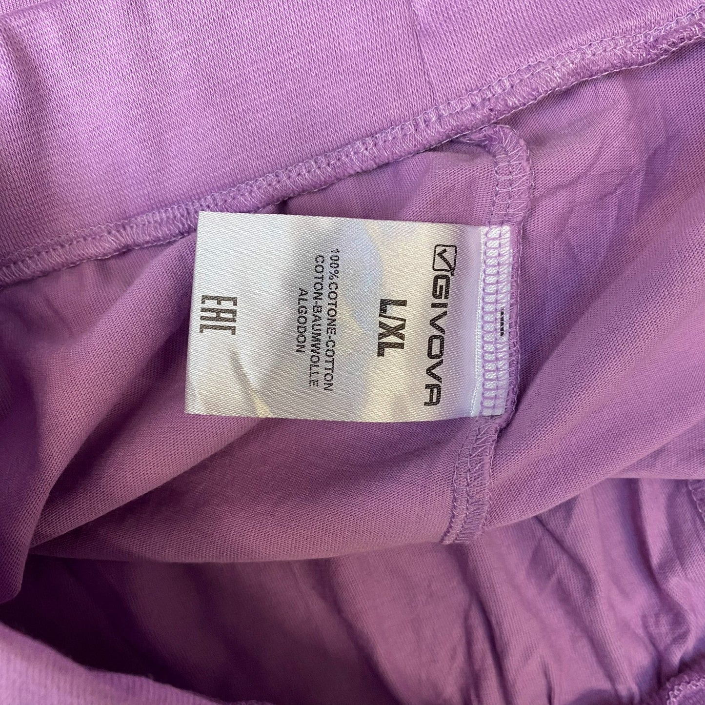 Running Sprinter Shorts Womens L/XL Purple Athletic Drawstring Waist Dolphin Hem