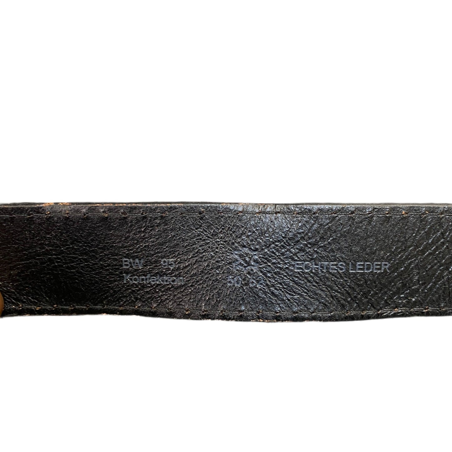 Waist Belt Mens Black Leather Adjustable Classic Silver Pin Buckle 42 Inches