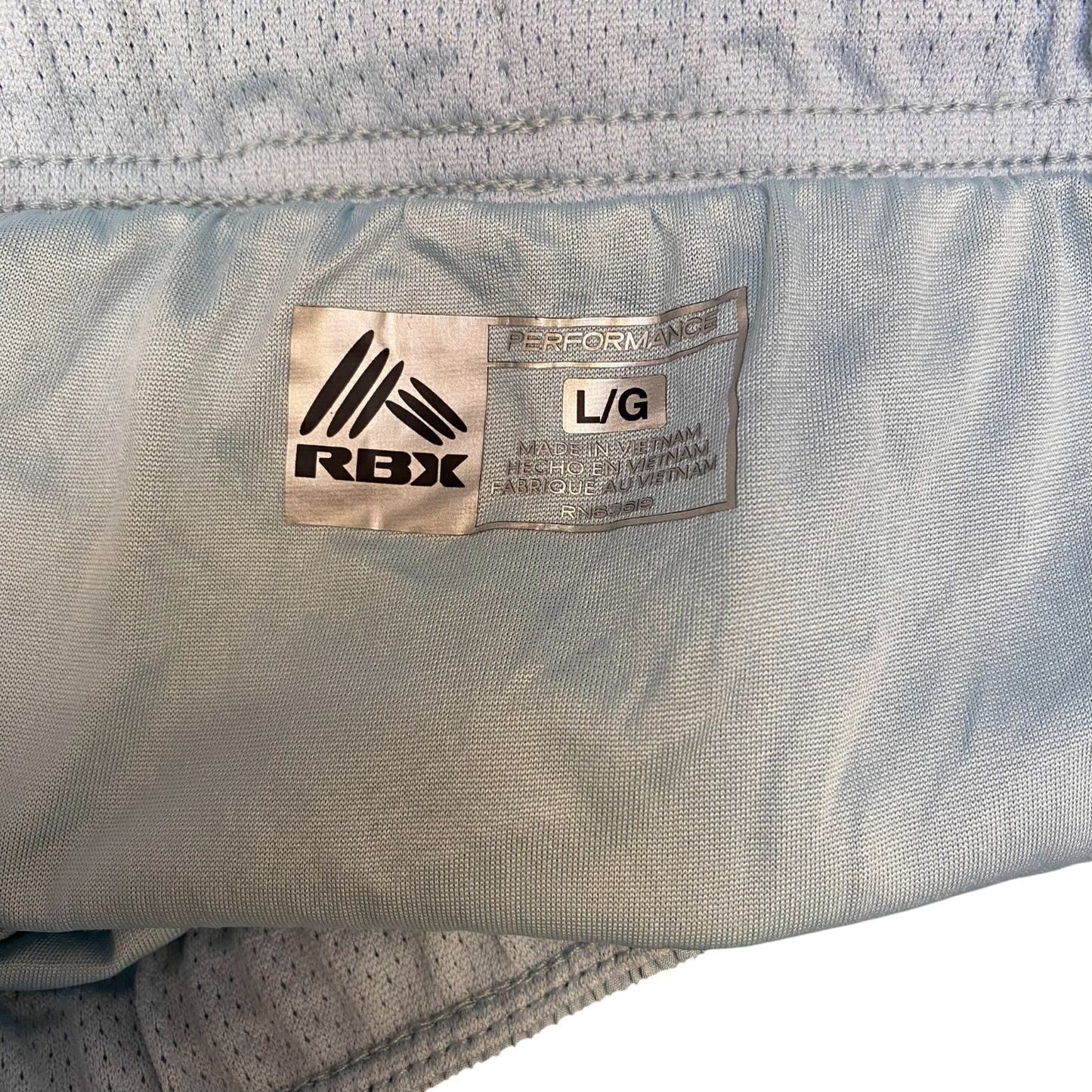 Running Sprinter Shorts Womens Large Blue Athletic Performance Drawstring Waist