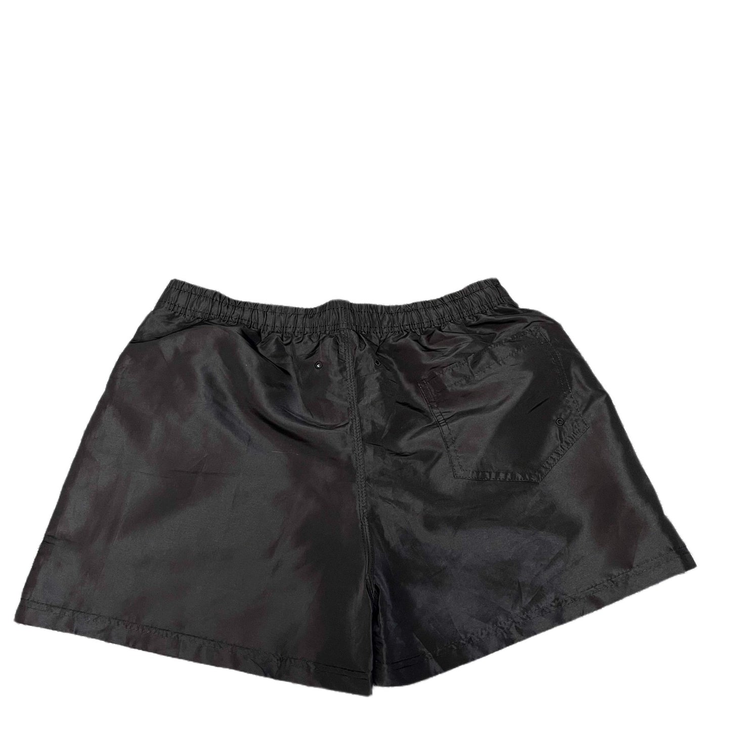 Nike Speedy Shark Swim Trunks Board Shorts Mens S 29" Waist Black Mesh Lined