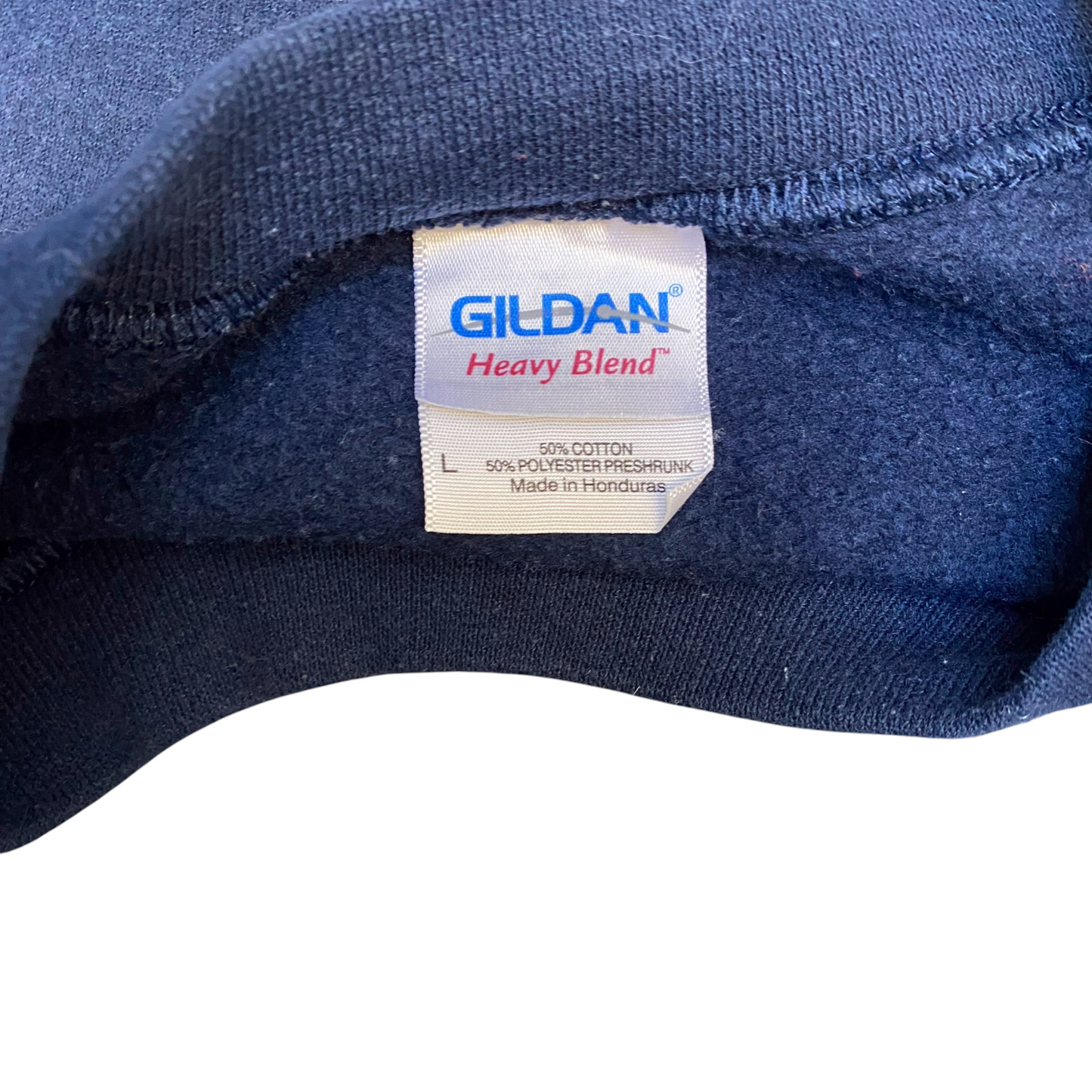 Gildan Ft. Lauderdale Florida Sweatshirt Womens Large Blue Graphic Crew Neck