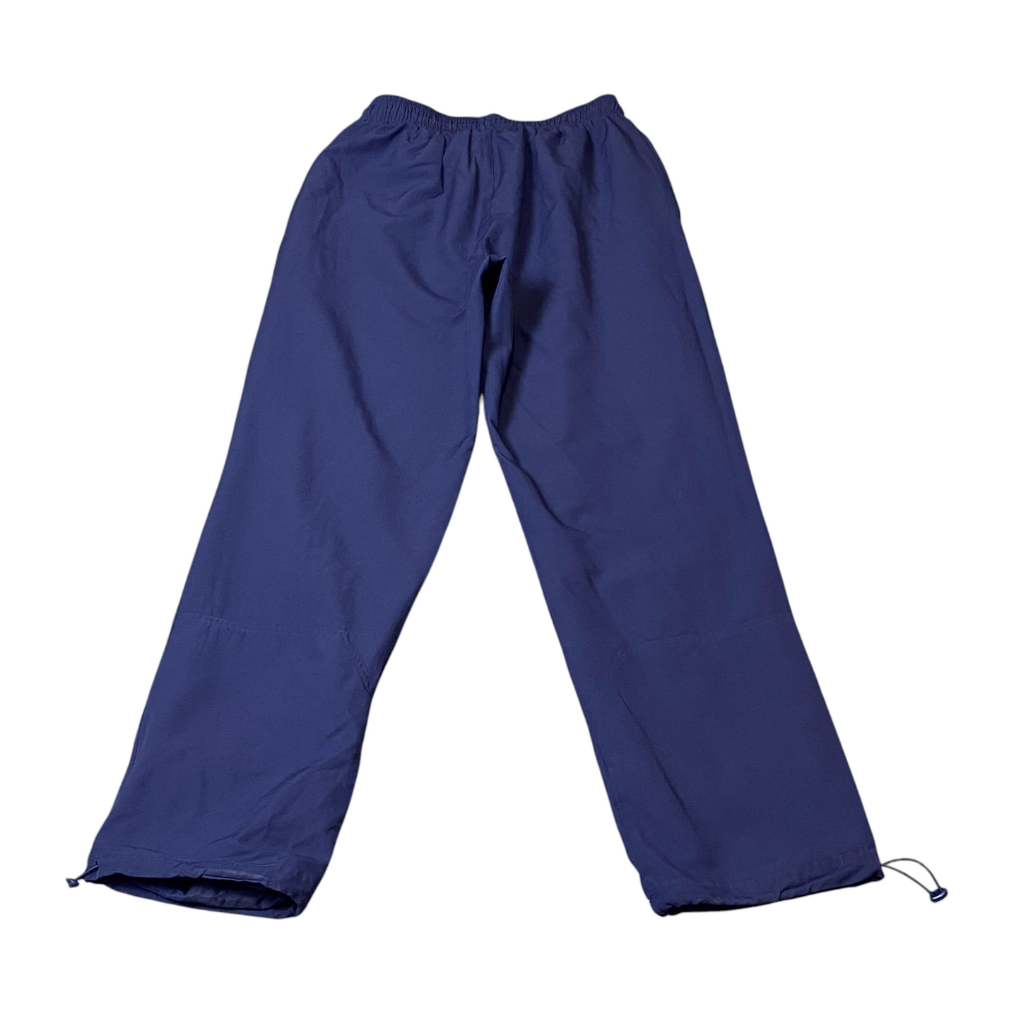 adidas Joggers Womens M Blue Thermal Lined Mid Rise Elastic Waist Track Pants