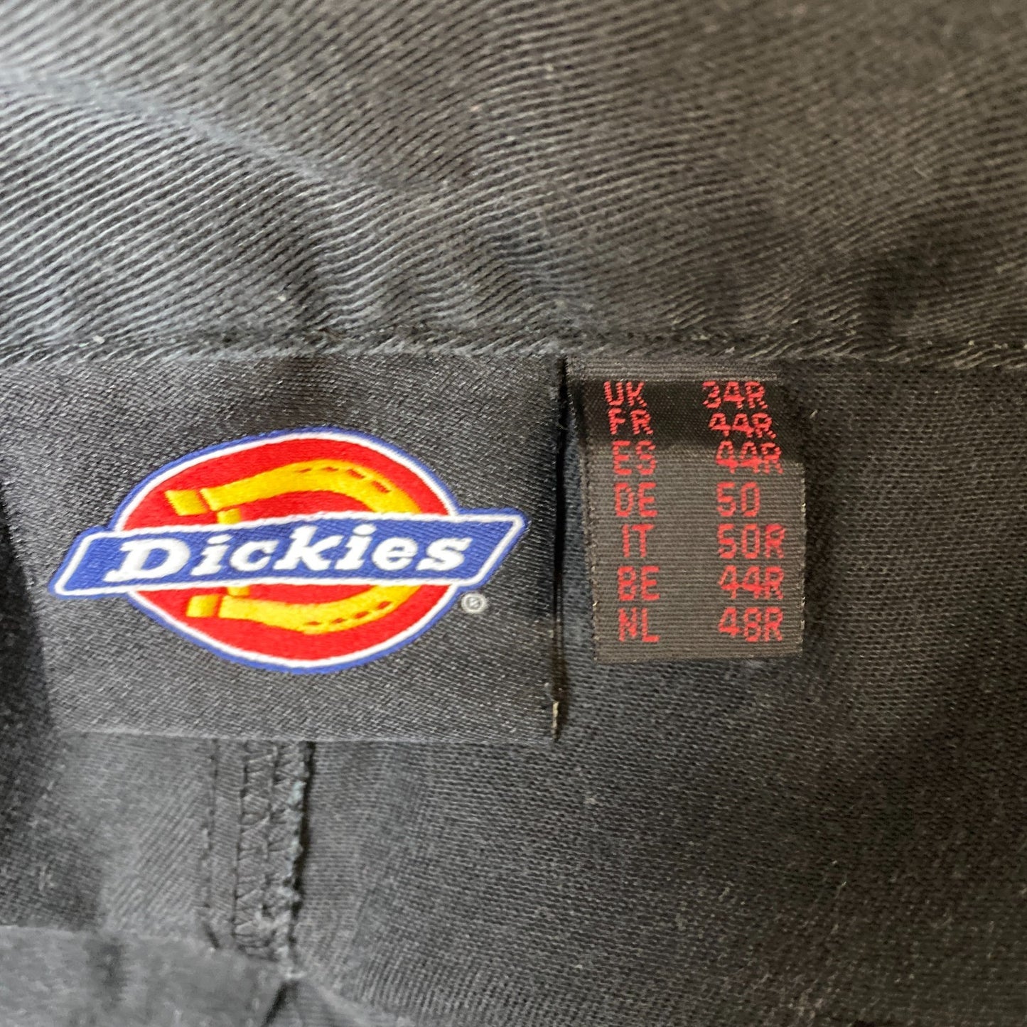 Dickies Cargo Pants Mens XL Black Ripstop Stretch Regular Fit Straight Leg