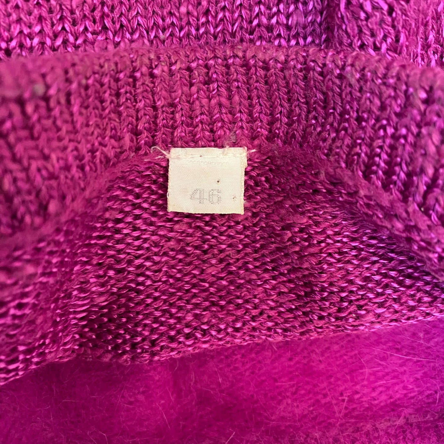 Jumper Womens Large Pink Knit Crew Neck Long Raglan Sleeve Outdoor Pullover