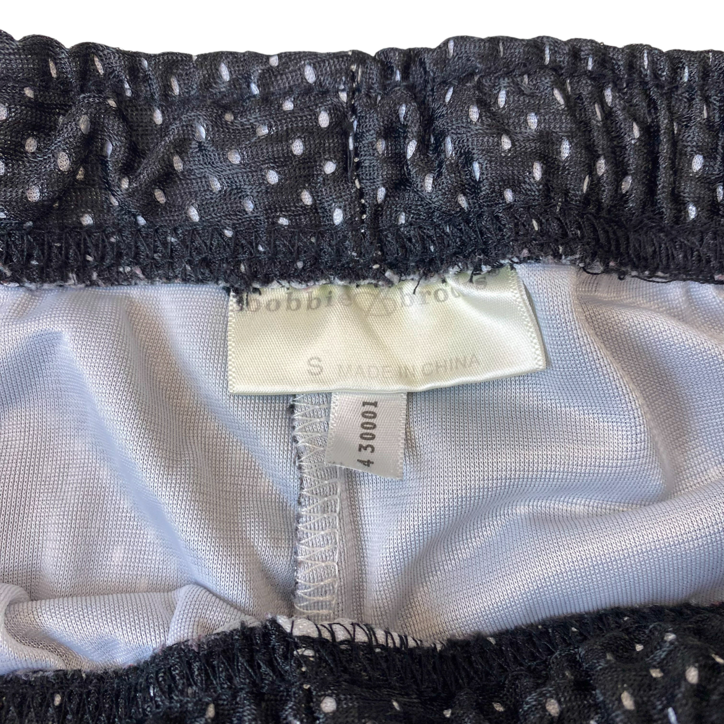 Bobbie Brodes Sprinter Shorts Mens S Black Polka Dot Gym Training Running Comfor