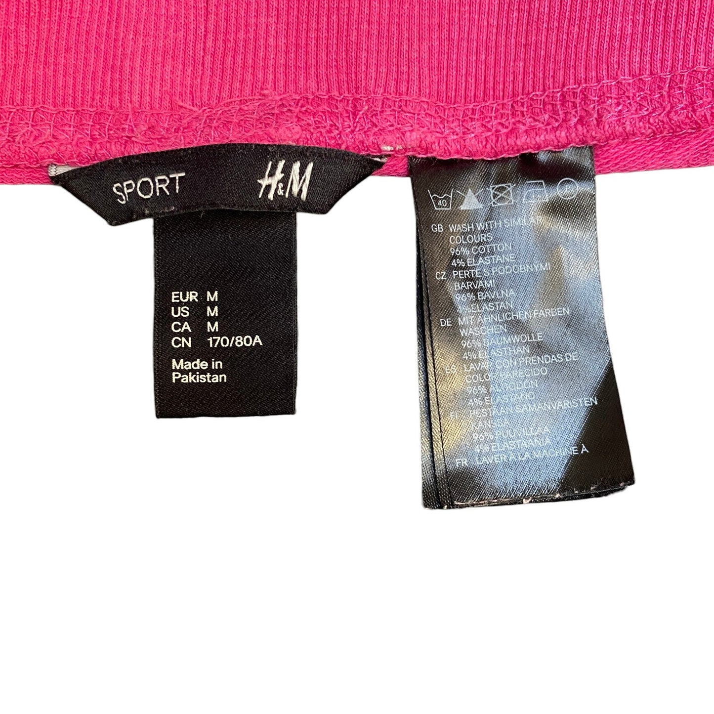 Running Sprinter Shorts Womens M 32" Waist Pink Athletic Gym Workout Drawstring