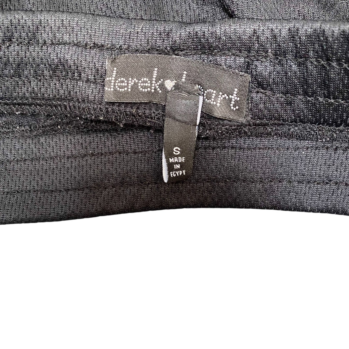 Derek Heart Sprinter Shorts Womens Small Black Mesh Gym Training Elastic Waist